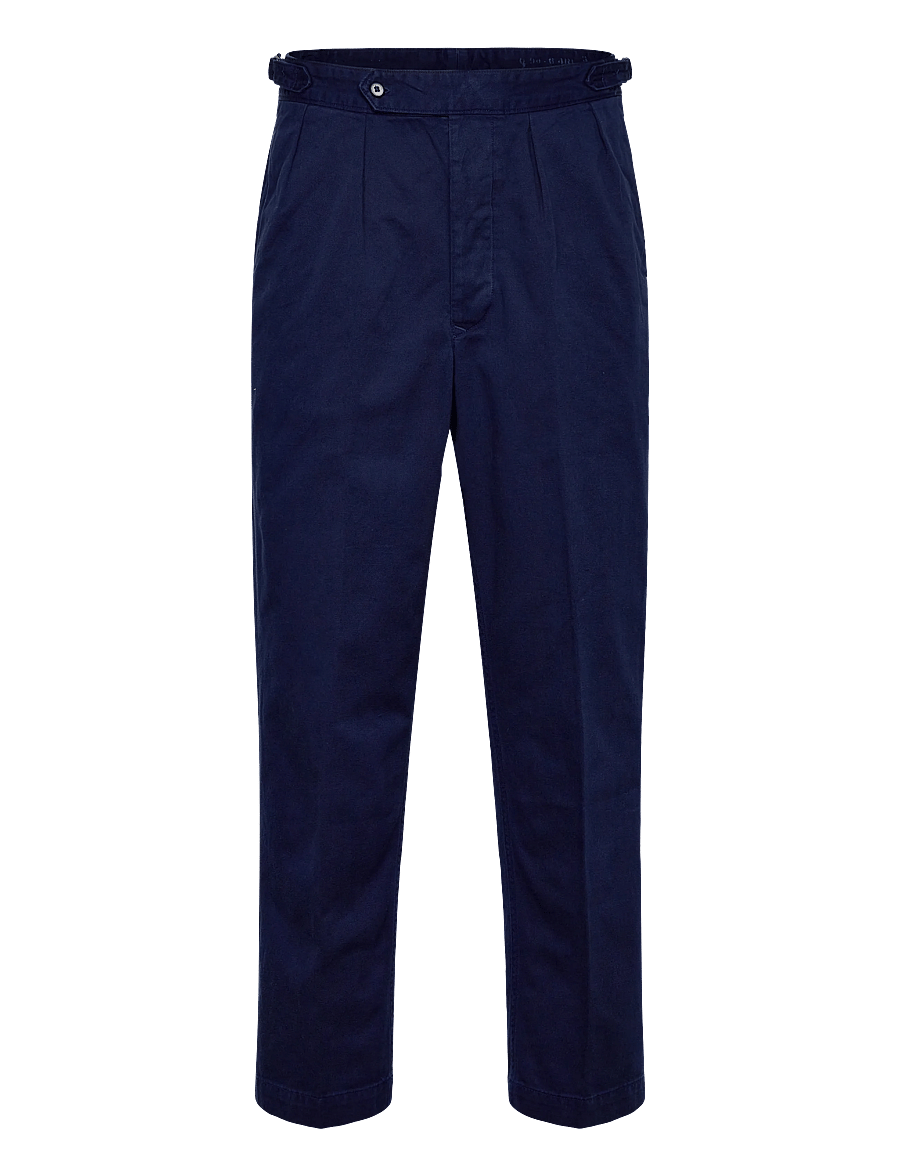 Polo Ralph Lauren - Relaxed Fit Twill Officer’s Pant - chinos - dark cobalt gd - 1