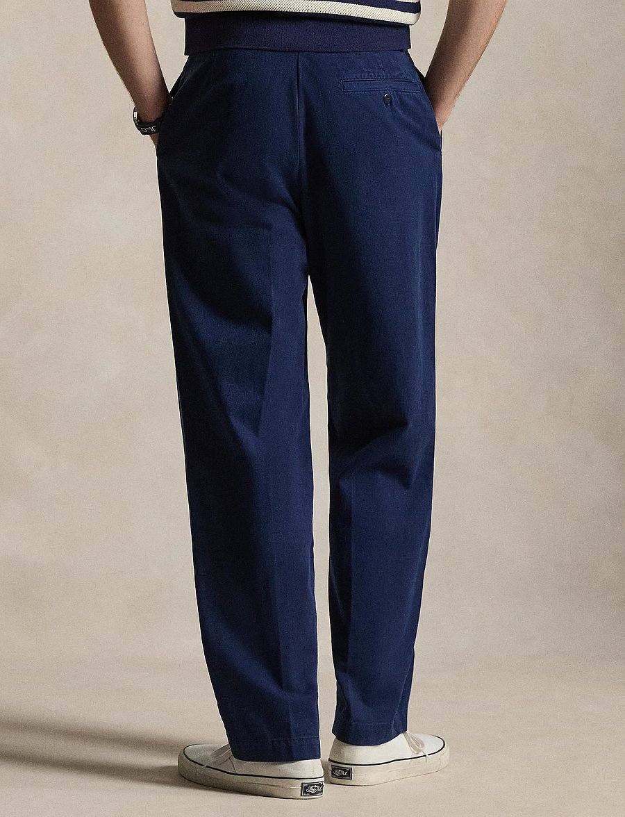 Polo Ralph Lauren - Relaxed Fit Twill Officer’s Pant - chinos - dark cobalt gd - 5
