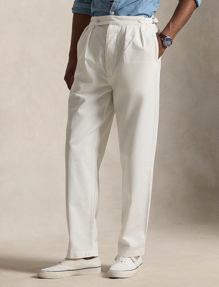 Polo Ralph Lauren - Relaxed Fit Twill Officer’s Pant - chinos - deckwash white - 0