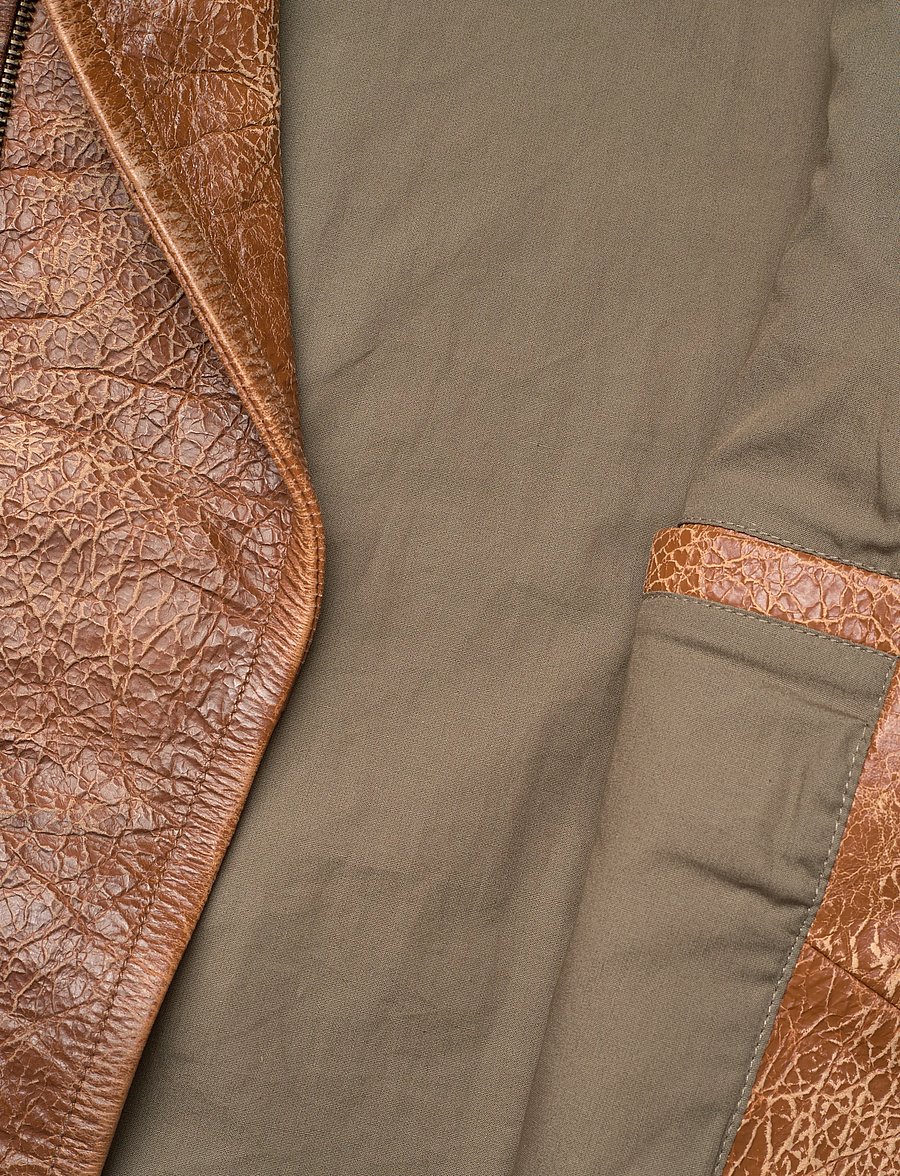 Polo Ralph Lauren - Leather Newsboy Jacket - frühlingsjacken - brown x - 5