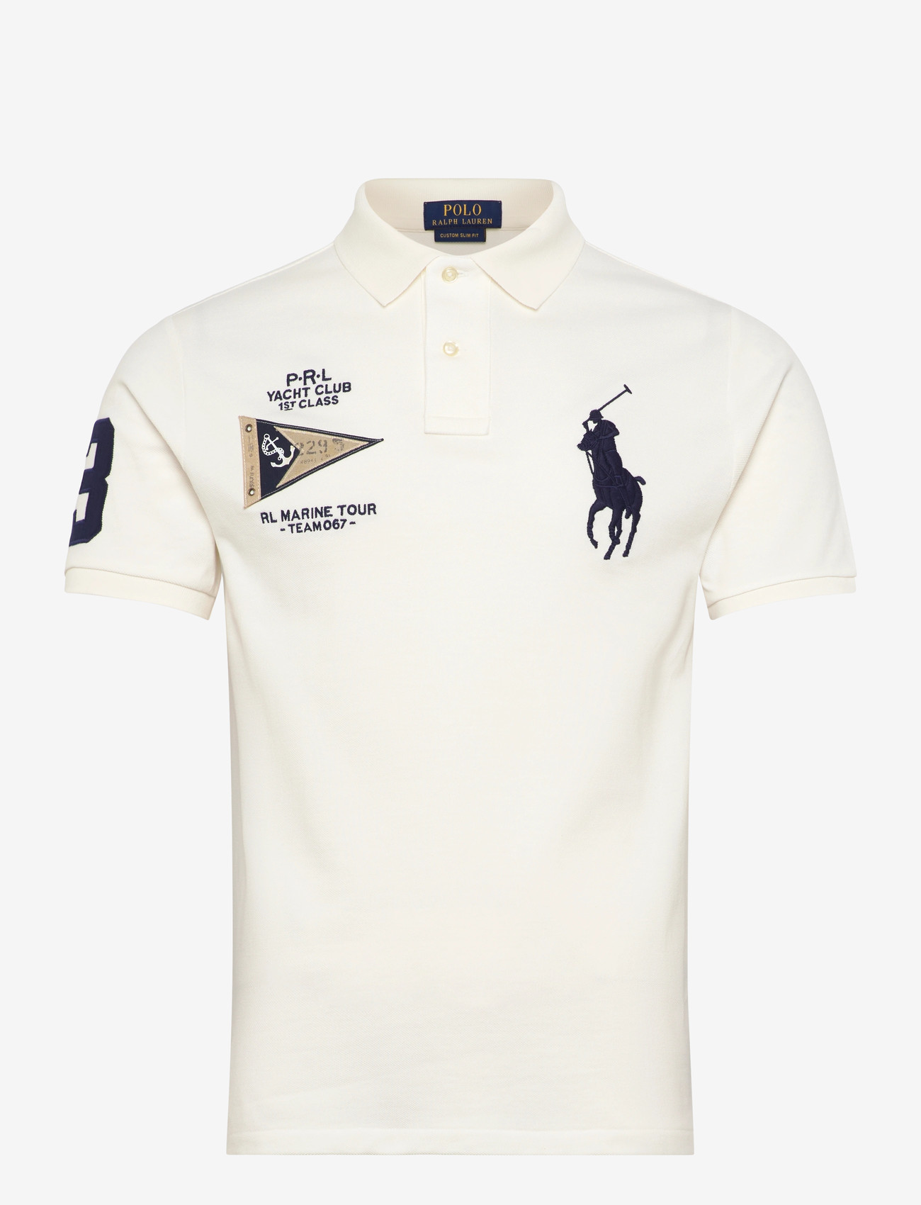 Polo Ralph Lauren - Custom Slim Fit Big Pony Polo Shirt - kurzärmelig - nevis - 0