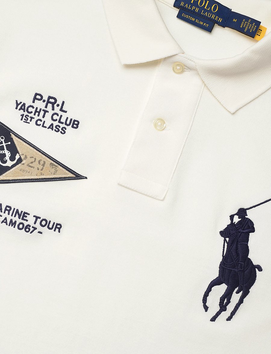 Polo Ralph Lauren - Custom Slim Fit Big Pony Polo Shirt - kurzärmelig - nevis - 2