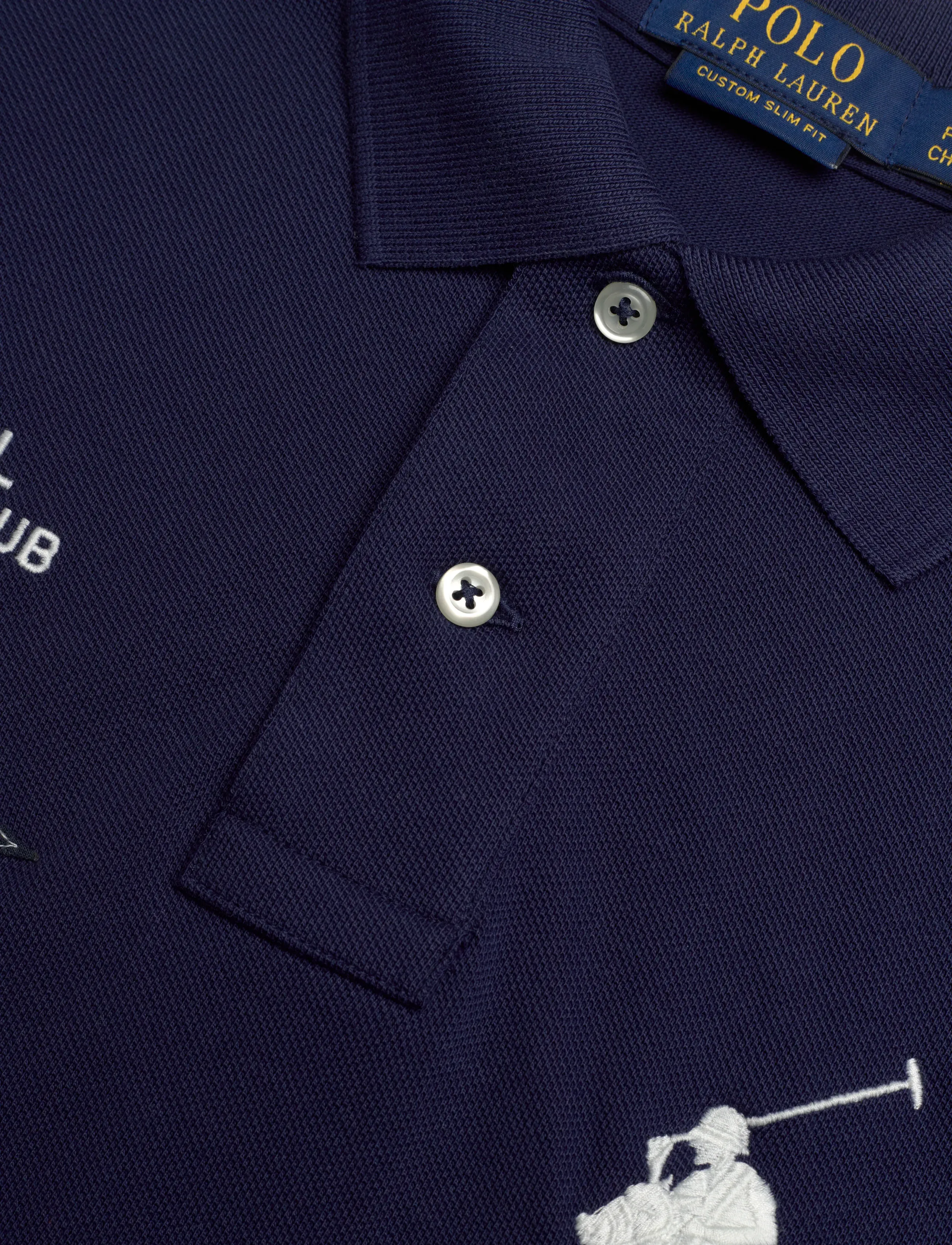 Polo Ralph Lauren - Custom Slim Fit Big Pony Polo Shirt - kortærmede poloer - newport navy - 3