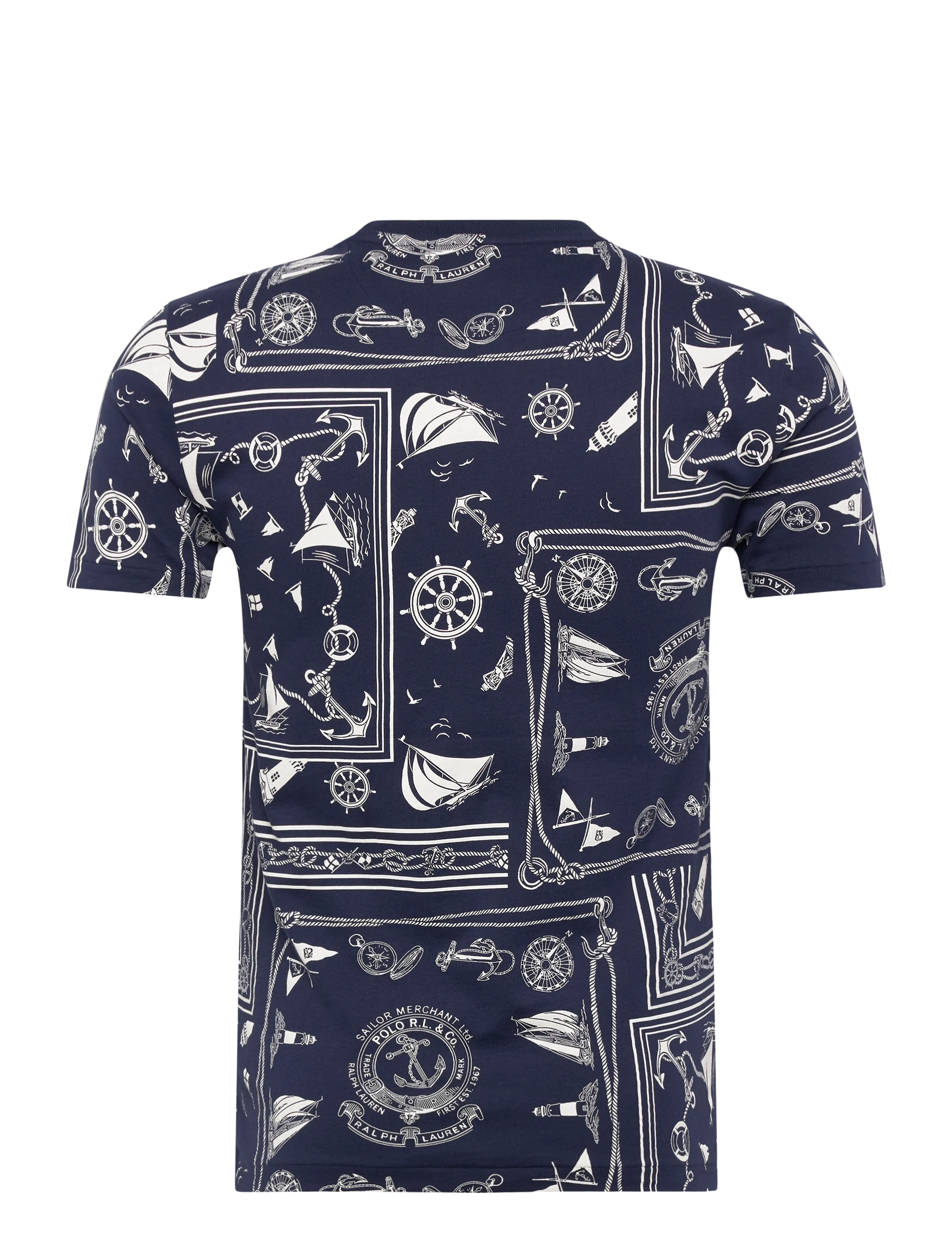 Polo Ralph Lauren - 26/1 PRINTED JERSEY-KNT-T-SHIRT - kurzärmelig - naut bndna ptchwr - 1