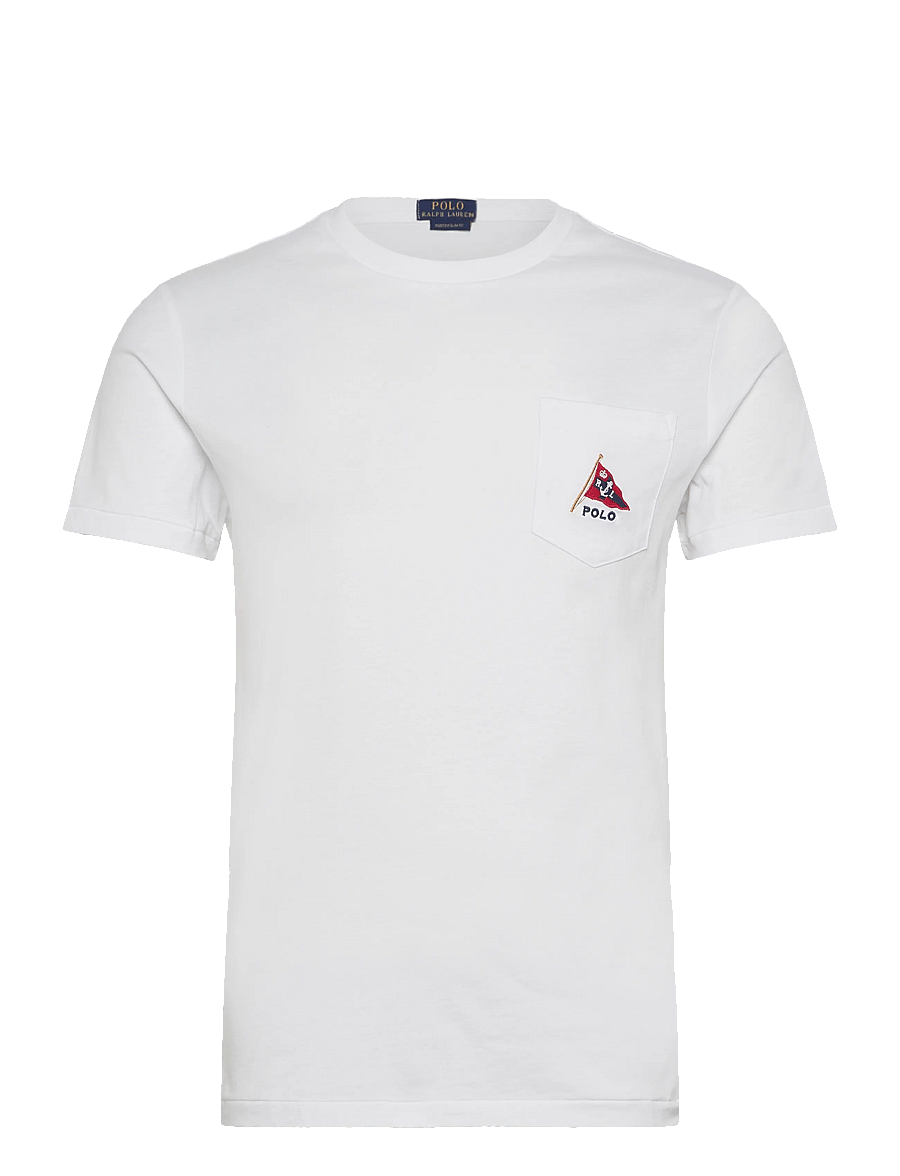 Polo Ralph Lauren - Custom Slim Fit Polo Bear T-Shirt - kurzärmelig - newport bear-whit - 0