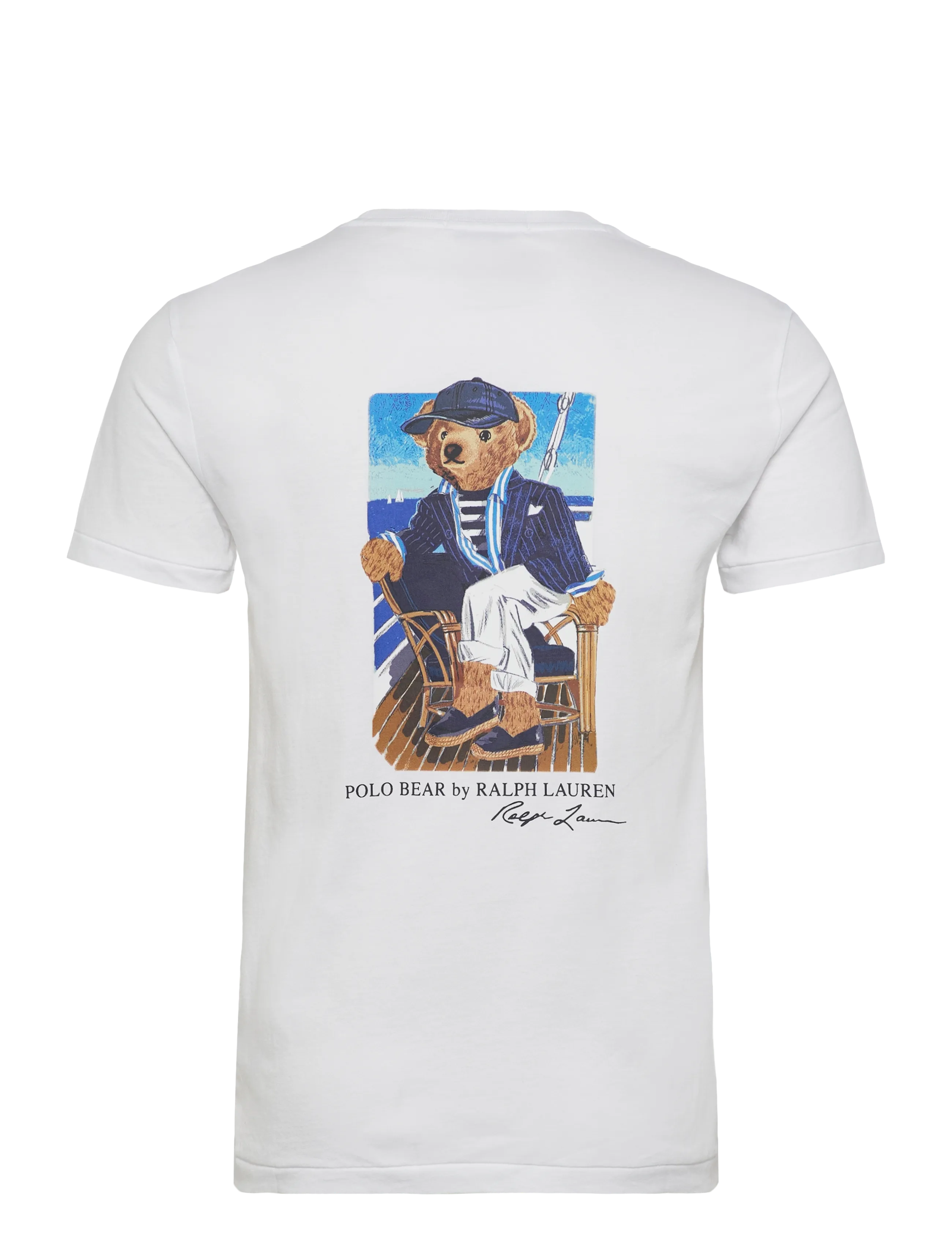 Polo Ralph Lauren - Custom Slim Fit Polo Bear T-Shirt - kurzärmelig - newport bear-whit - 1