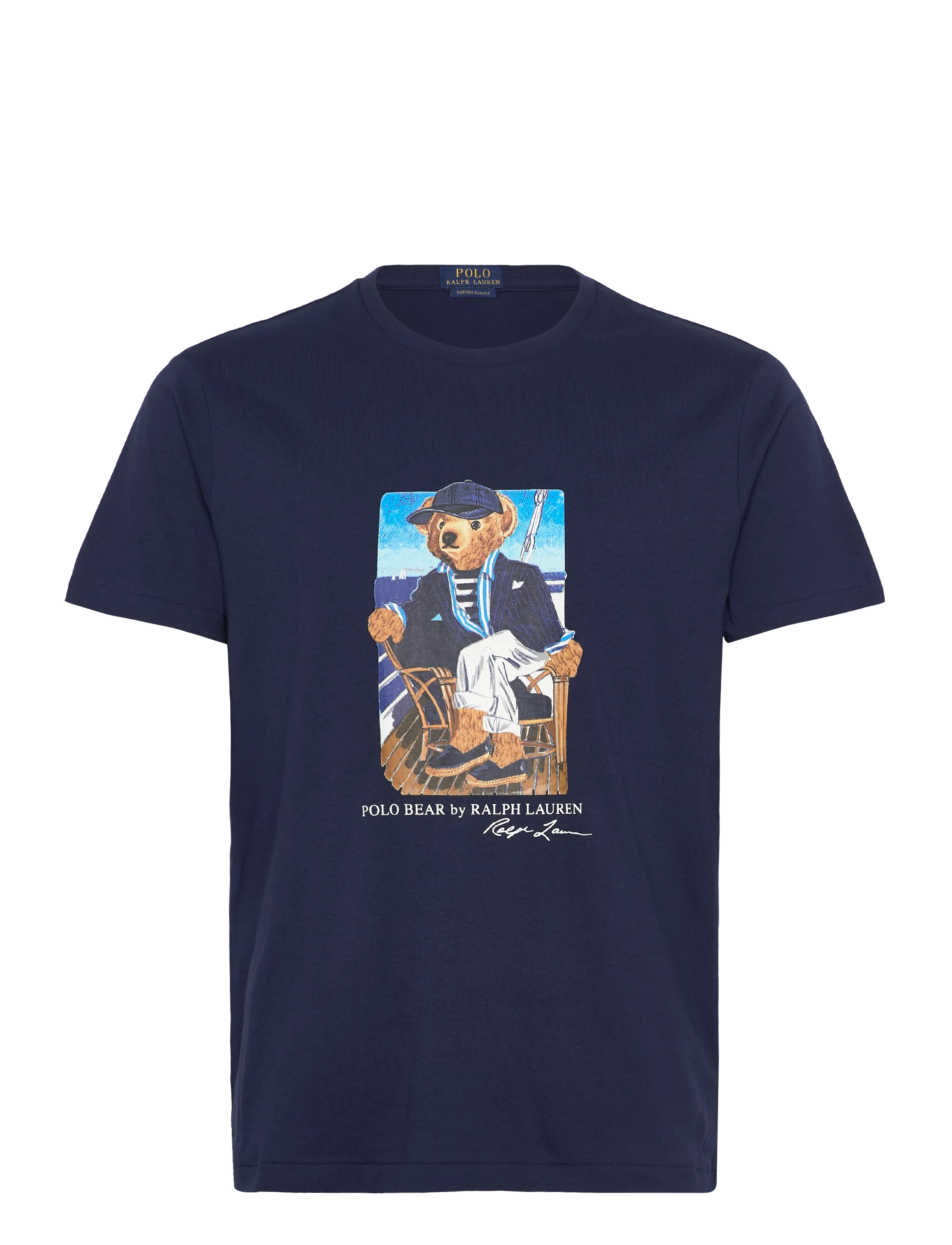Polo Ralph Lauren Custom Slim Fit Polo Bear T-Shirt, XL, Navy, T-Shirts > Kortærmede, Herre