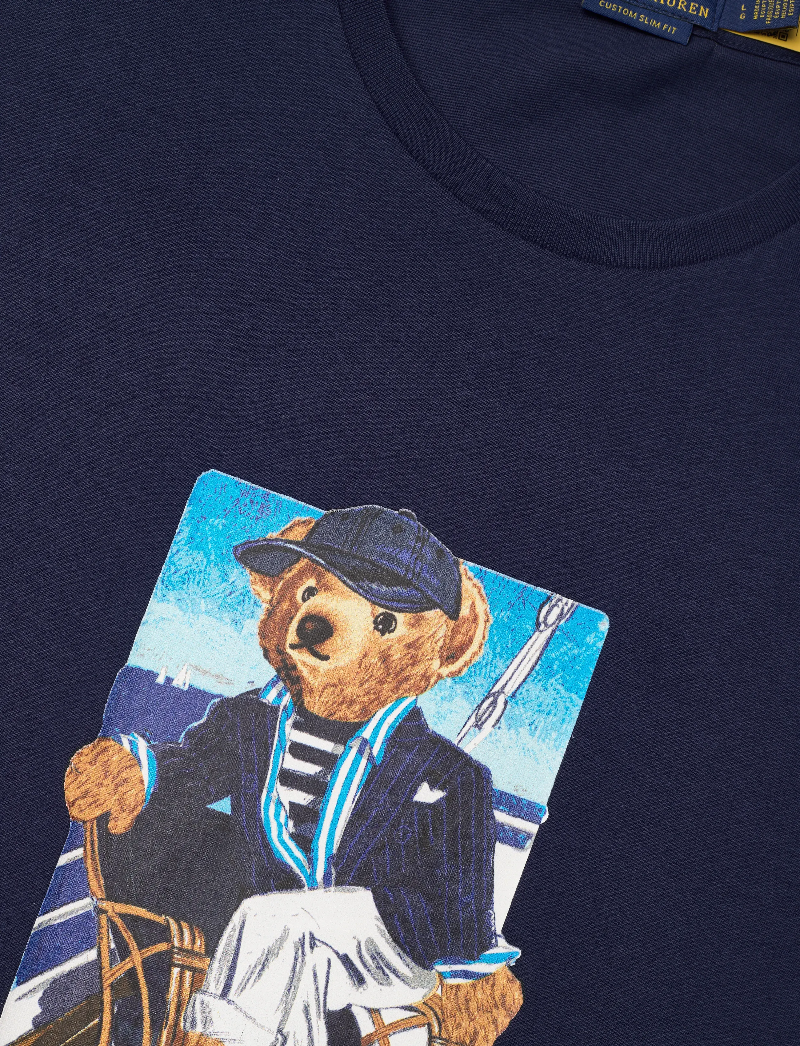 Polo Ralph Lauren - Custom Slim Fit Polo Bear T-Shirt - t-shirts à manches courtes - newport bear- new - 2