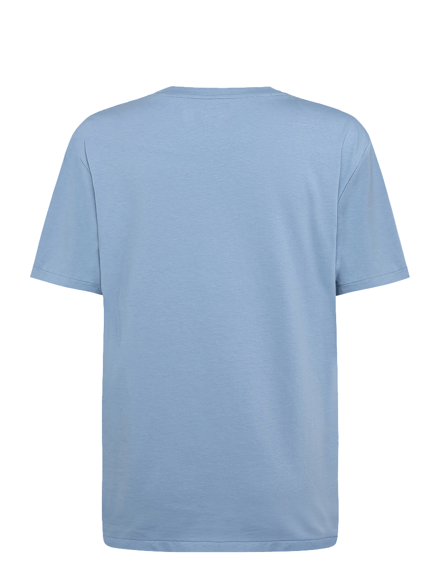 Polo Ralph Lauren - 26/1 JERSEY-KNT-T-SHIRT - kurzärmelige t-shirts - chambray blue/c75 - 1