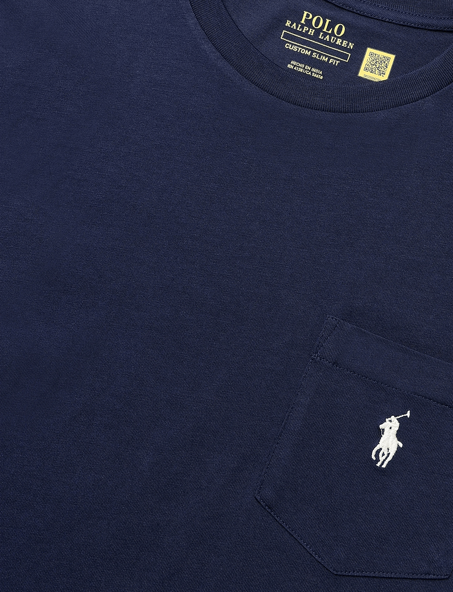Polo Ralph Lauren - 26/1 JERSEY-KNT-T-SHIRT - short-sleeved t-shirts - newport navy/c812 - 2