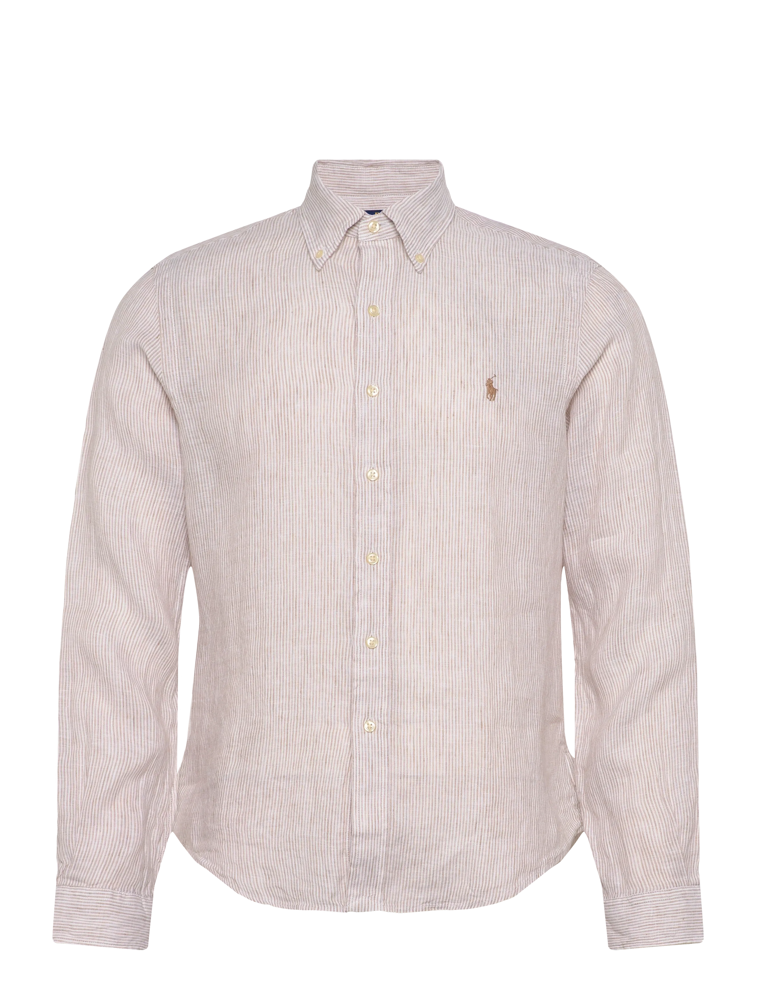 Polo Ralph Lauren PIECE DYED LINEN-WVN-SHIRT - Shirts - 6671H COASTAL BEI / beige