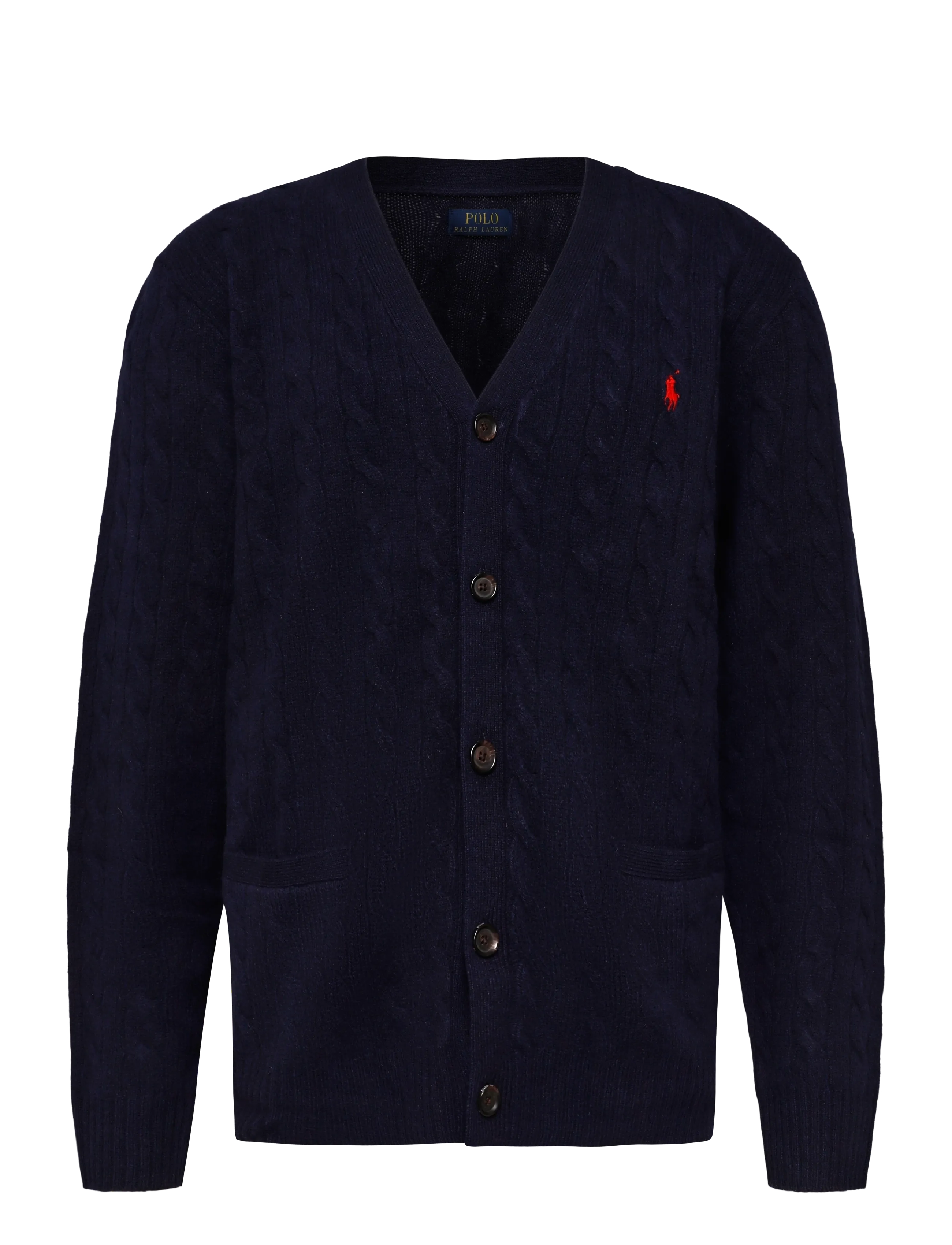 Polo Ralph Lauren Cable-Knit Wool-Cashmere Cardigan - Strickmode - HUNTER NAVY / navy