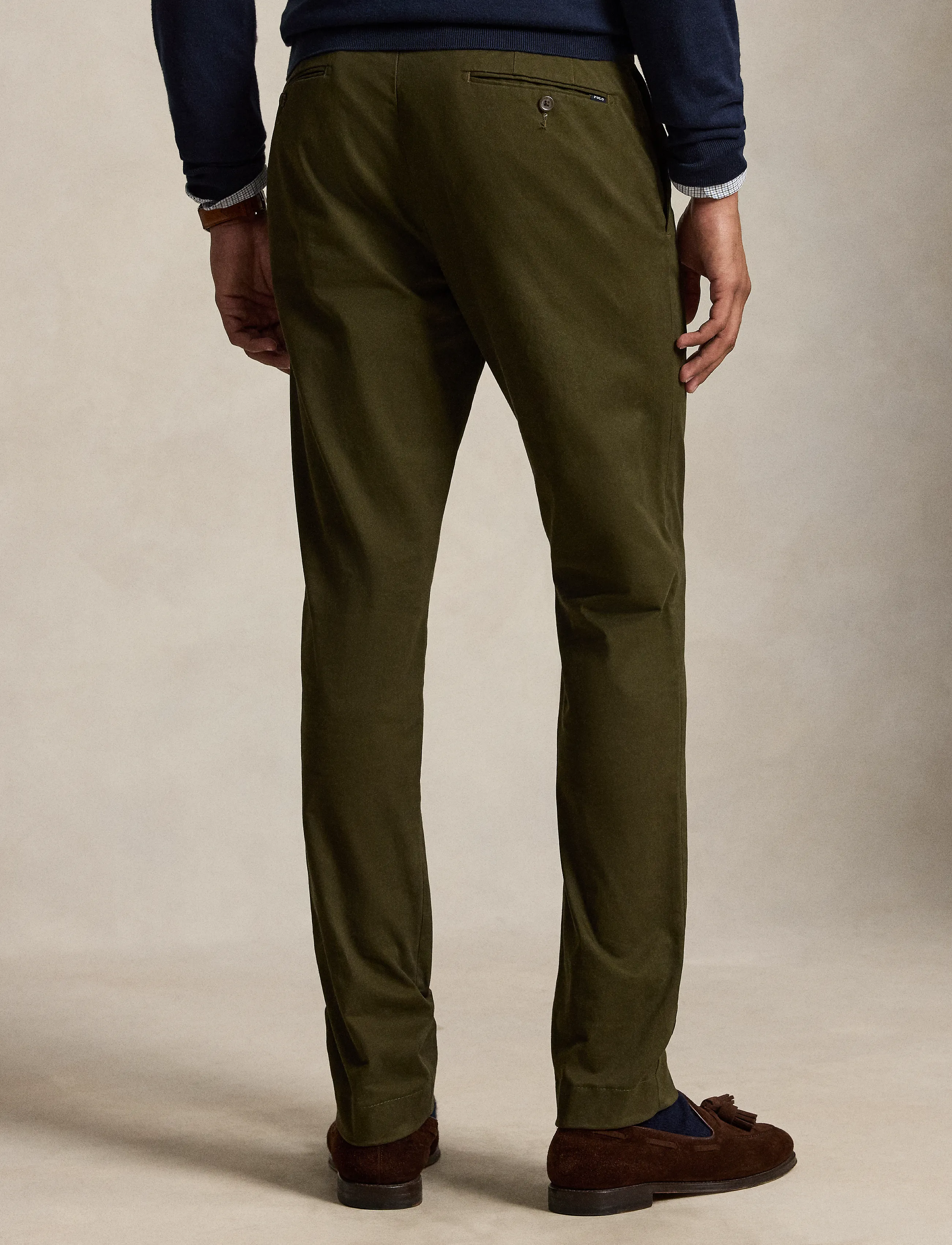 Polo Ralph Lauren - Greenwich Slim Fit Stretch Chino Pant - chino bikses - dark loden - 3