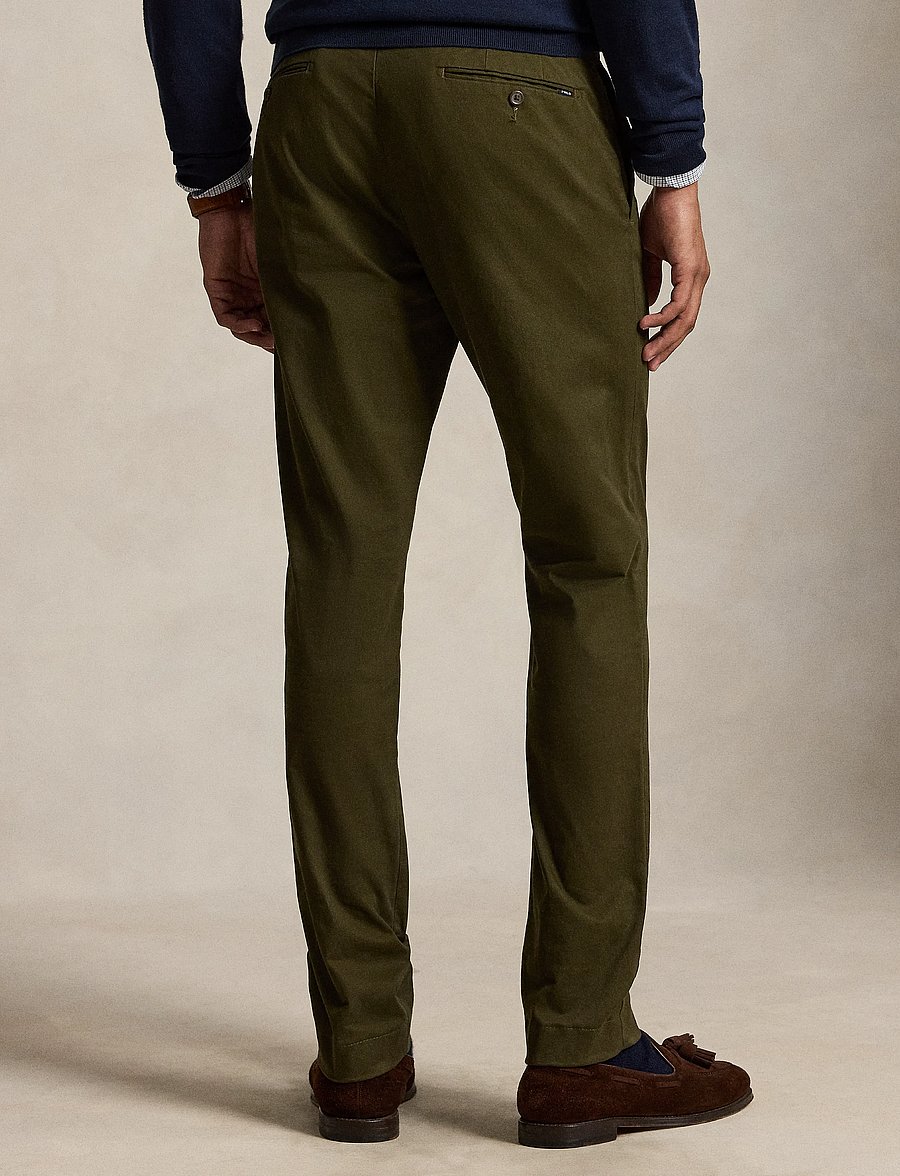 Polo Ralph Lauren - Greenwich Slim Fit Stretch Chino Pant - chinos - dark loden - 3