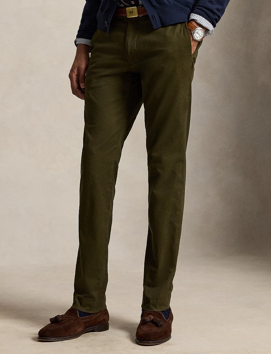 Polo Ralph Lauren - Greenwich Slim Fit Stretch Chino Pant - chinos - dark loden - 4