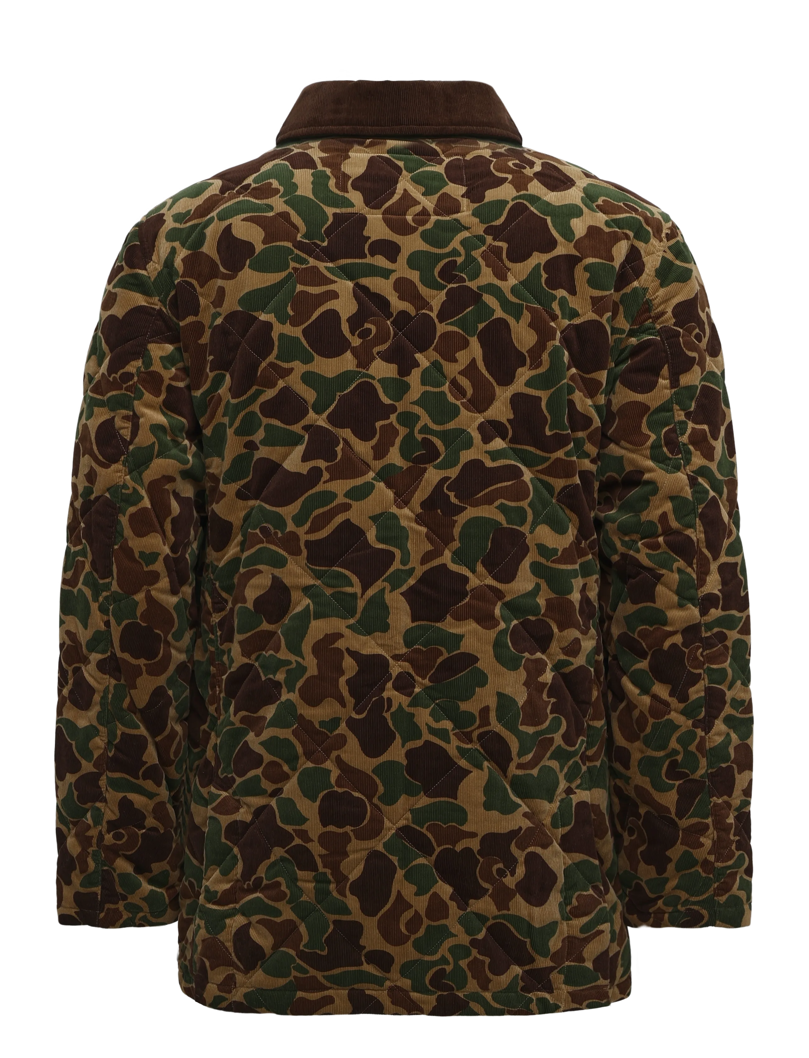 Polo Ralph Lauren - Camo-Print Quilted Corduroy Barn Coat - gesteppt - frogskin camo - 2