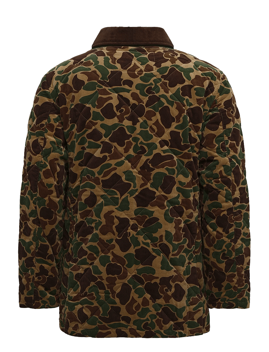 Polo Ralph Lauren - Camo-Print Quilted Corduroy Barn Coat - gesteppt - frogskin camo - 2