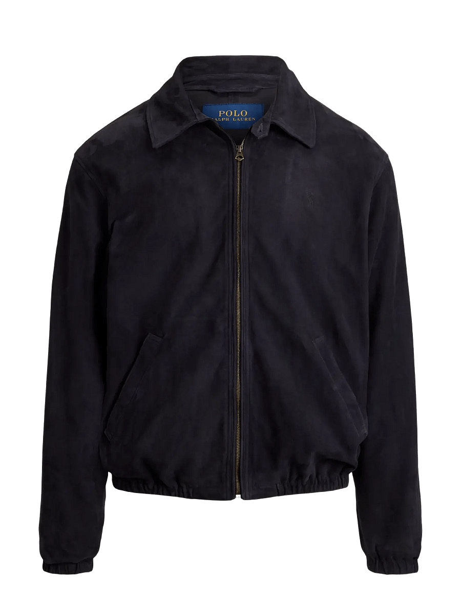 Polo Ralph Lauren - The Bayport Suede Jacket - forårsjakker - collection navy - 0