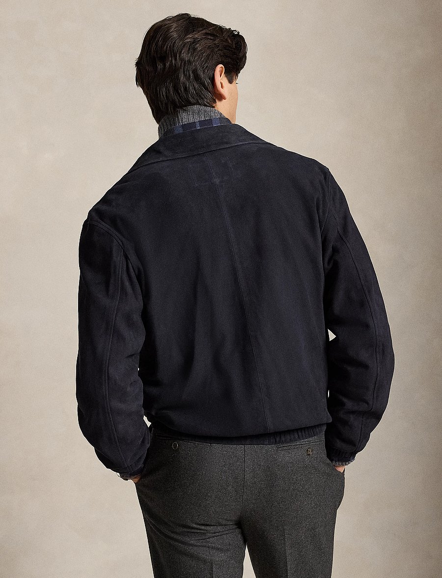 Polo Ralph Lauren - The Bayport Suede Jacket - forårsjakker - collection navy - 1