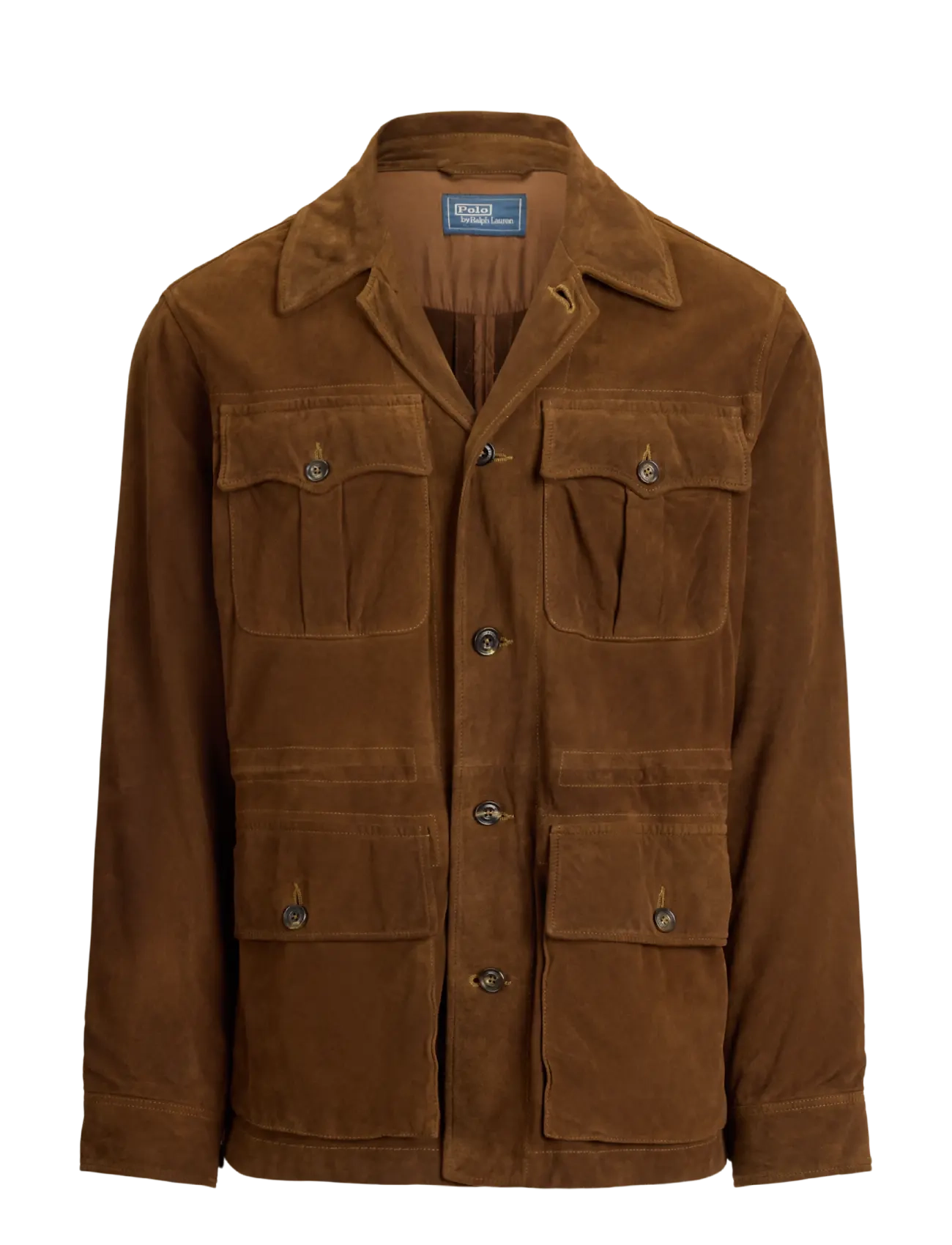 Polo Ralph Lauren - Suede Utility Jacket - smith brown - 2