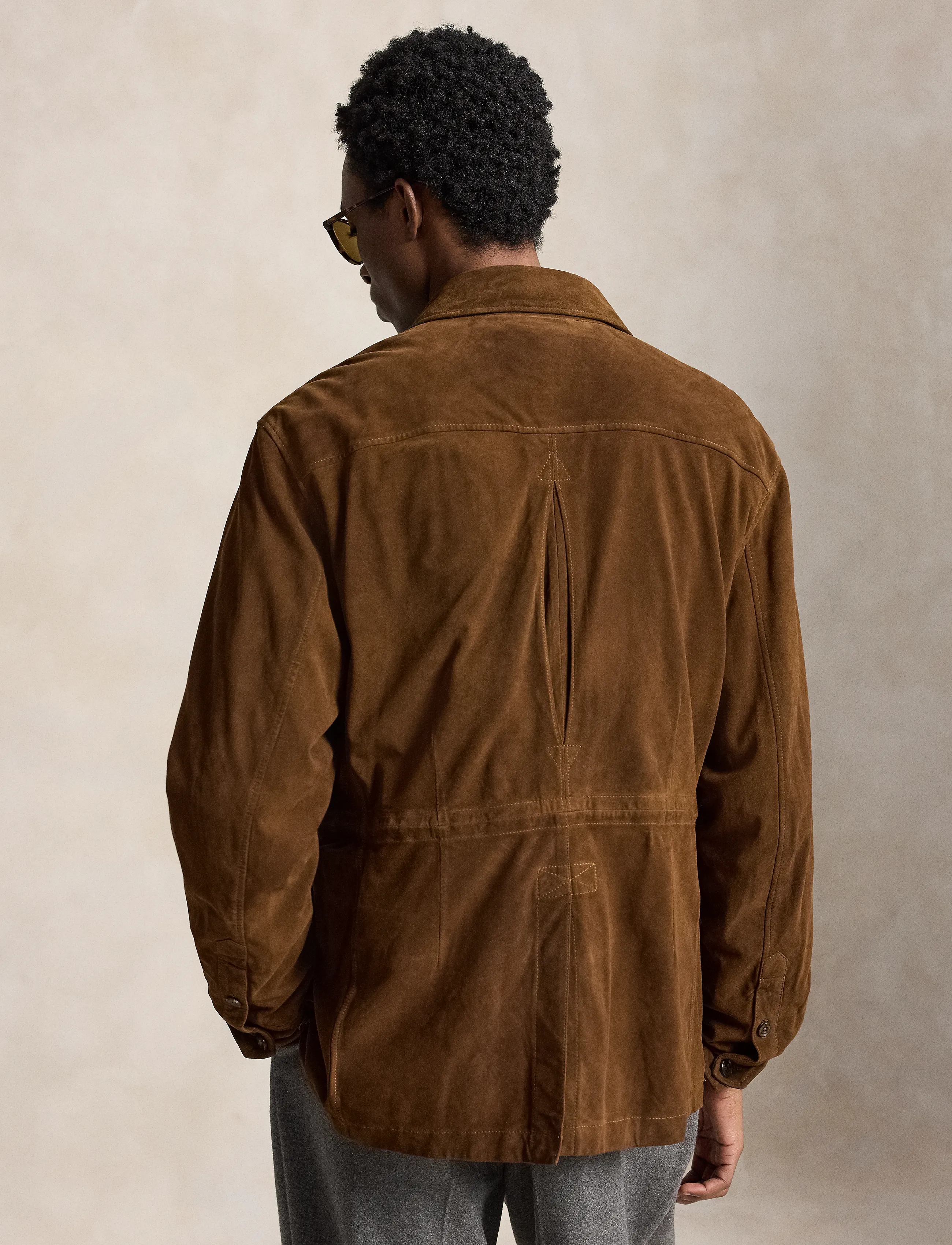 Polo Ralph Lauren - Suede Utility Jacket - smith brown - 3
