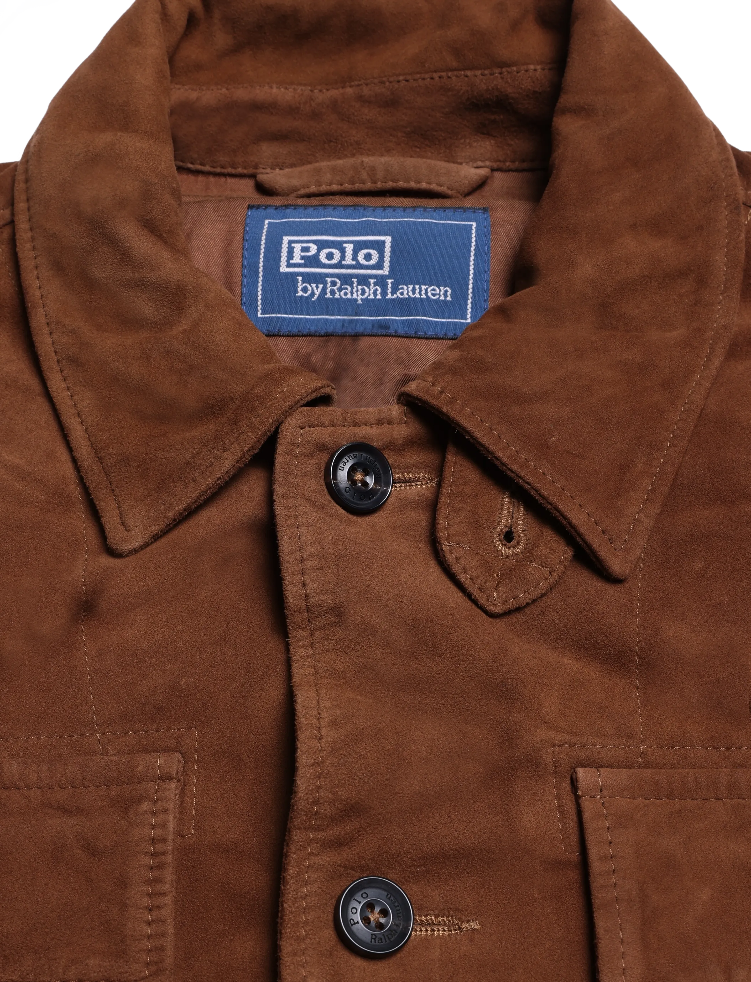 Polo Ralph Lauren - Suede Utility Jacket - Überhemden - smith brown - 5