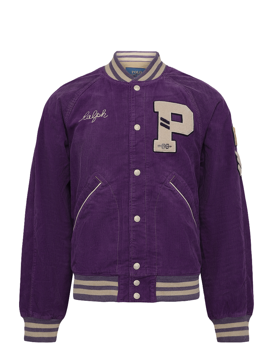Polo Ralph Lauren - Corduroy Letter Jacket - varsity-jacken - new violet washed - 1
