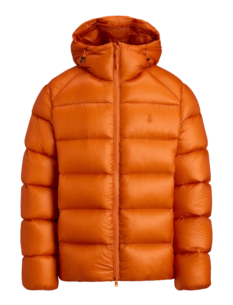 Polo Ralph Lauren - The Hawthorne Down Jacket - gefütterte jacken - coastal orange - 0