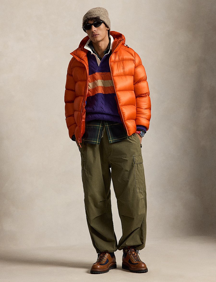 Polo Ralph Lauren - The Hawthorne Down Jacket - kurtki puchowe - coastal orange - 5