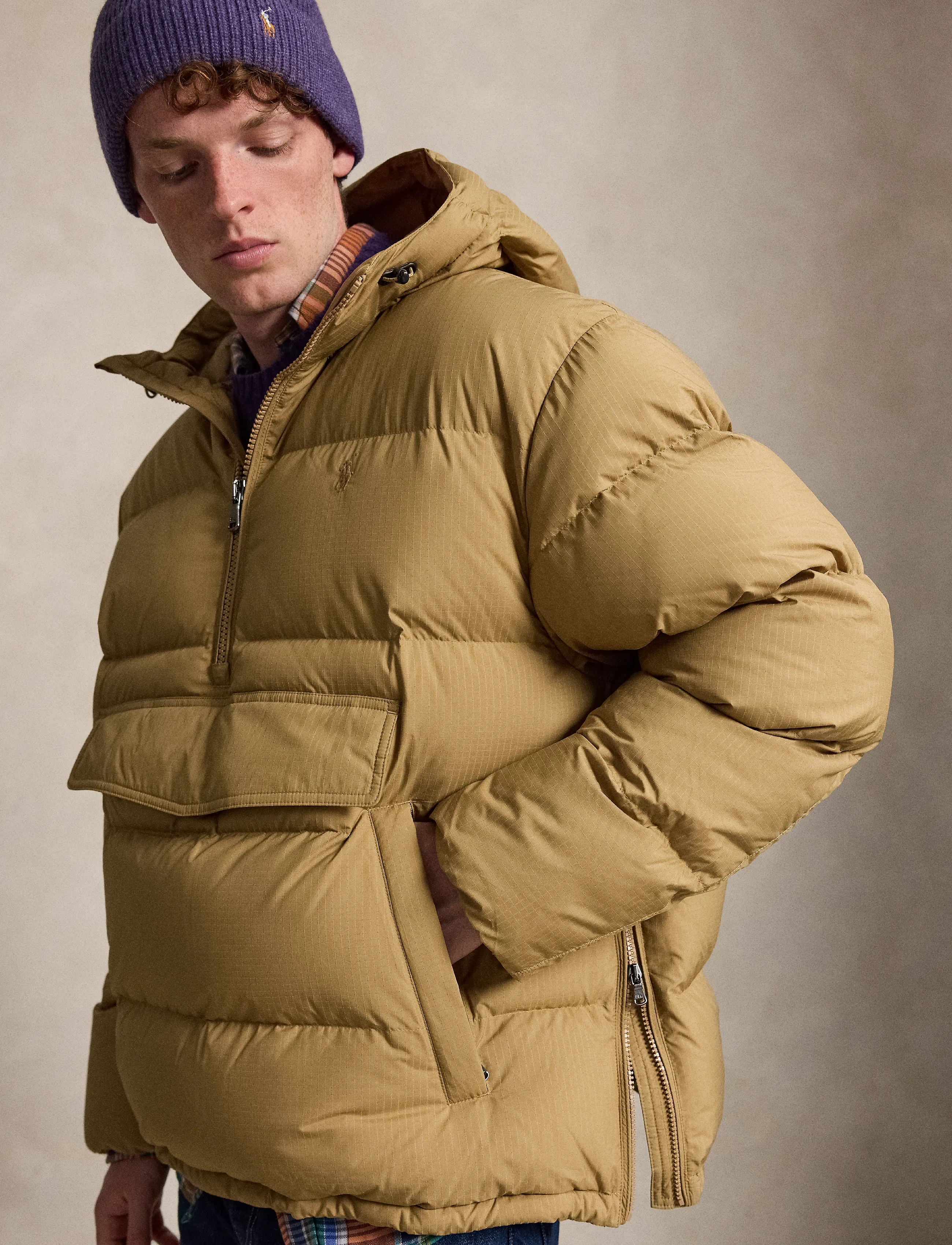 Polo Ralph Lauren The Gorham Relaxed Fit Down Jacket - Polo Ralph Lauren - CAMEL / brown