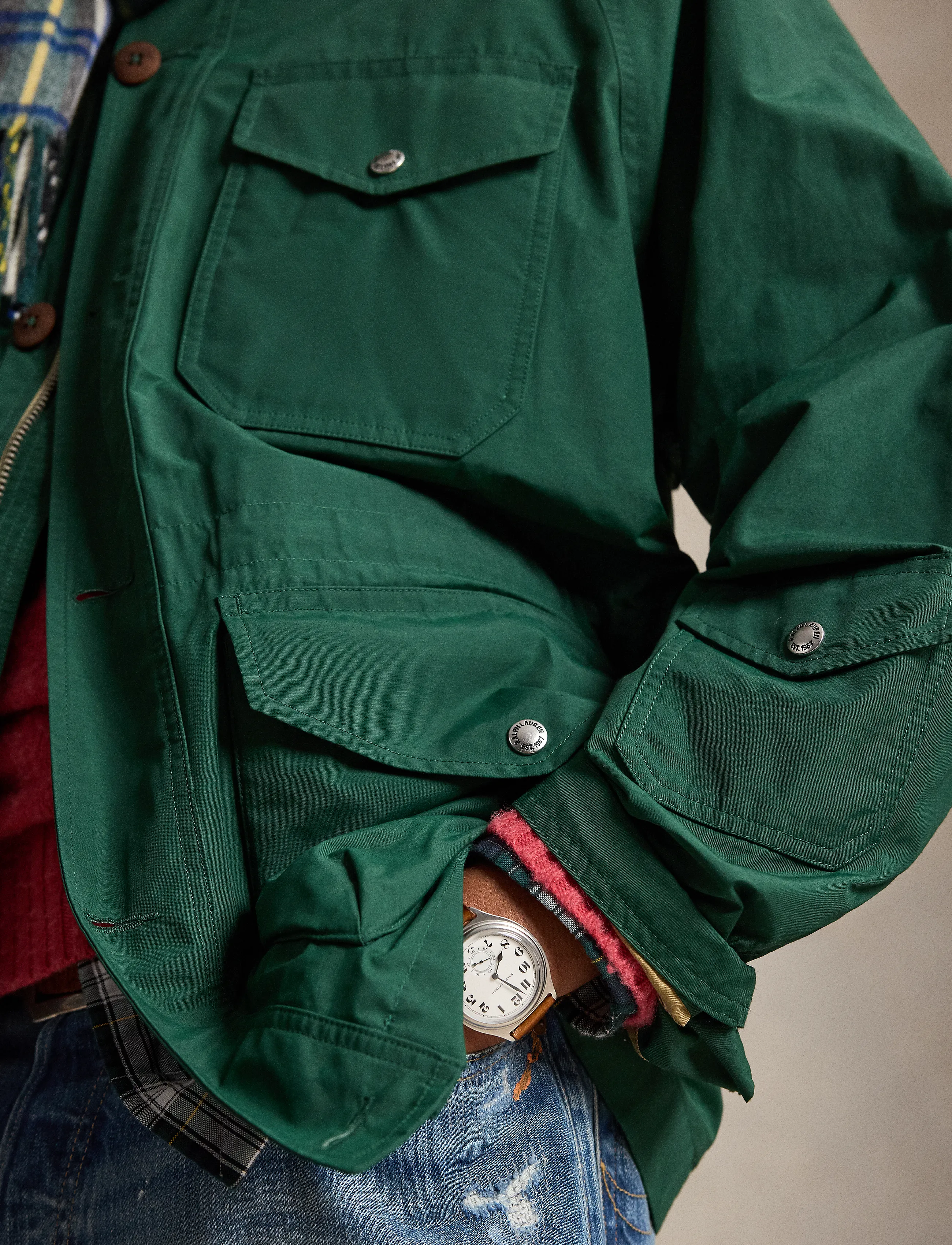 Polo Ralph Lauren - The Elsdon Relaxed Fit Anorak - efterårsjakker - vintage pine - 3