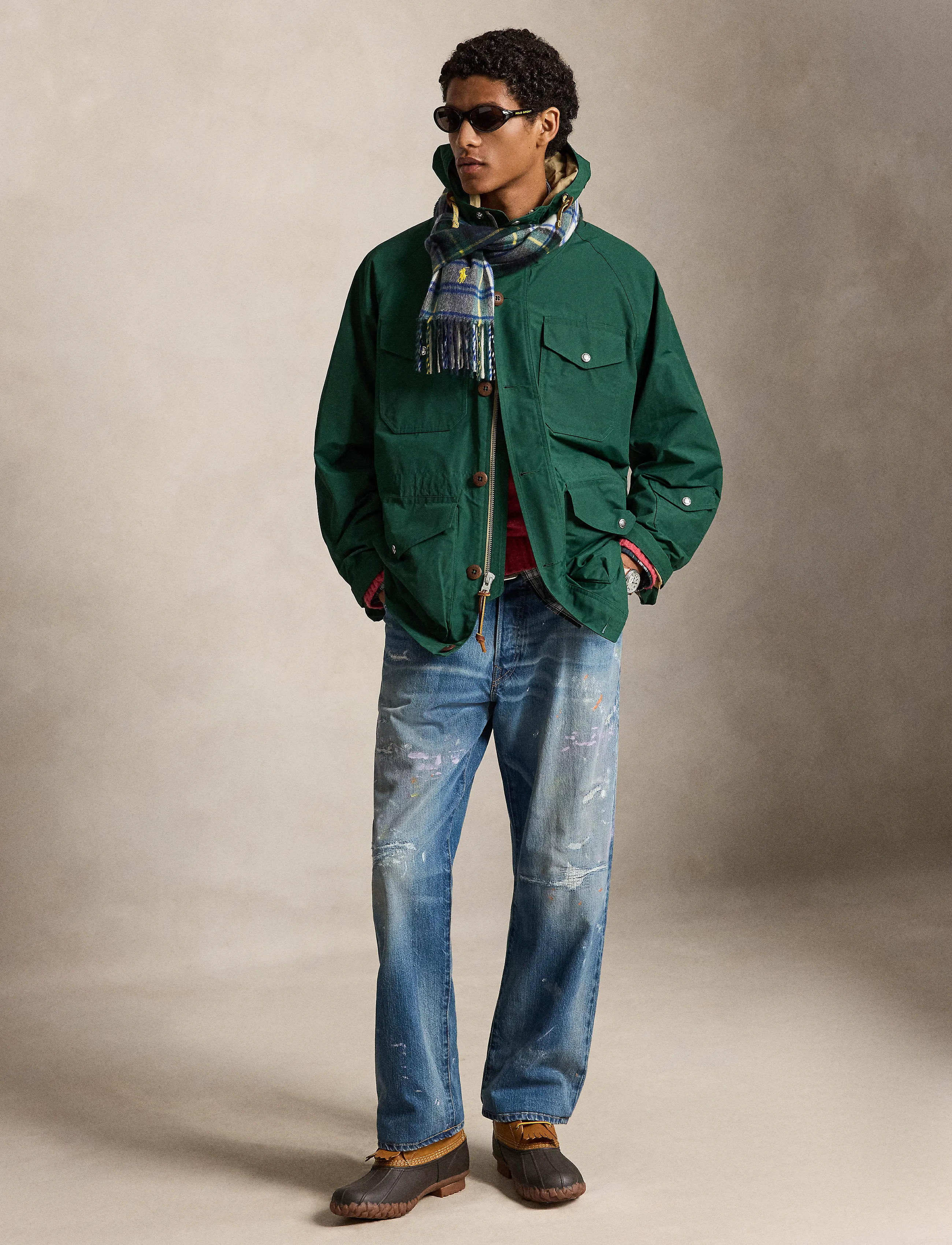 Polo Ralph Lauren - The Elsdon Relaxed Fit Anorak - efterårsjakker - vintage pine - 4