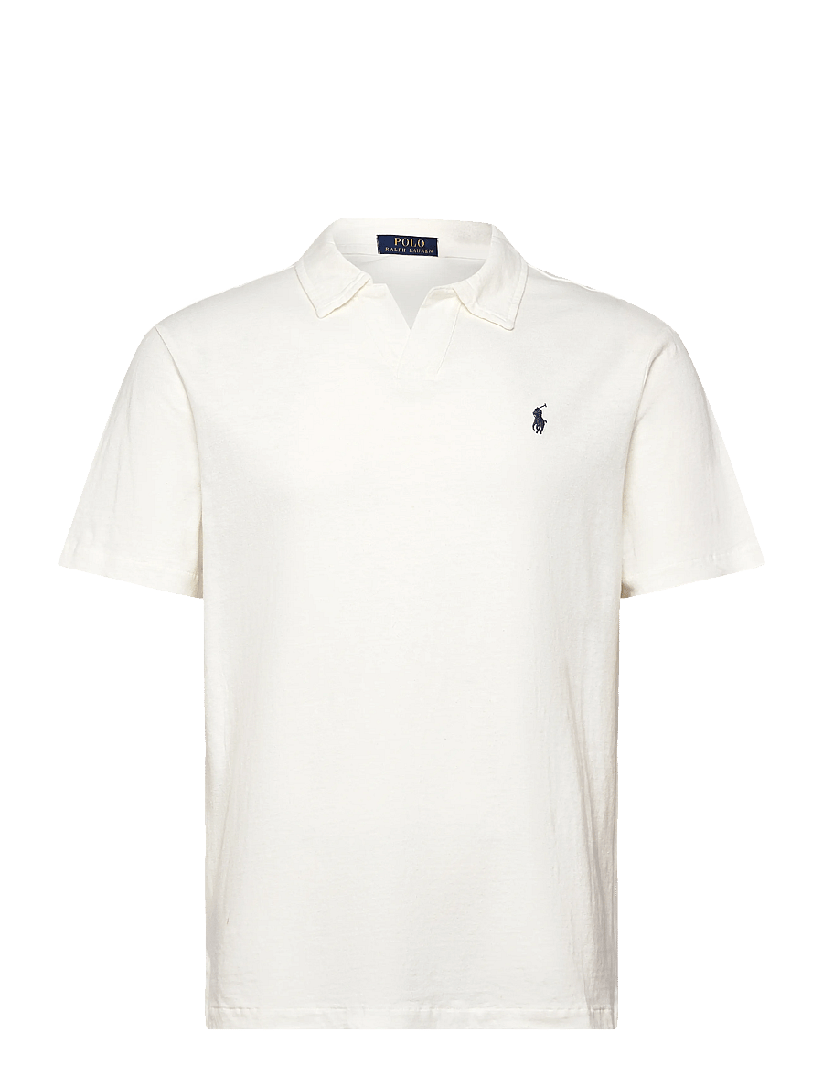 Polo Ralph Lauren - Standard Fit Cotton-Linen Polo Shirt - kurzärmelig - nevis - 1