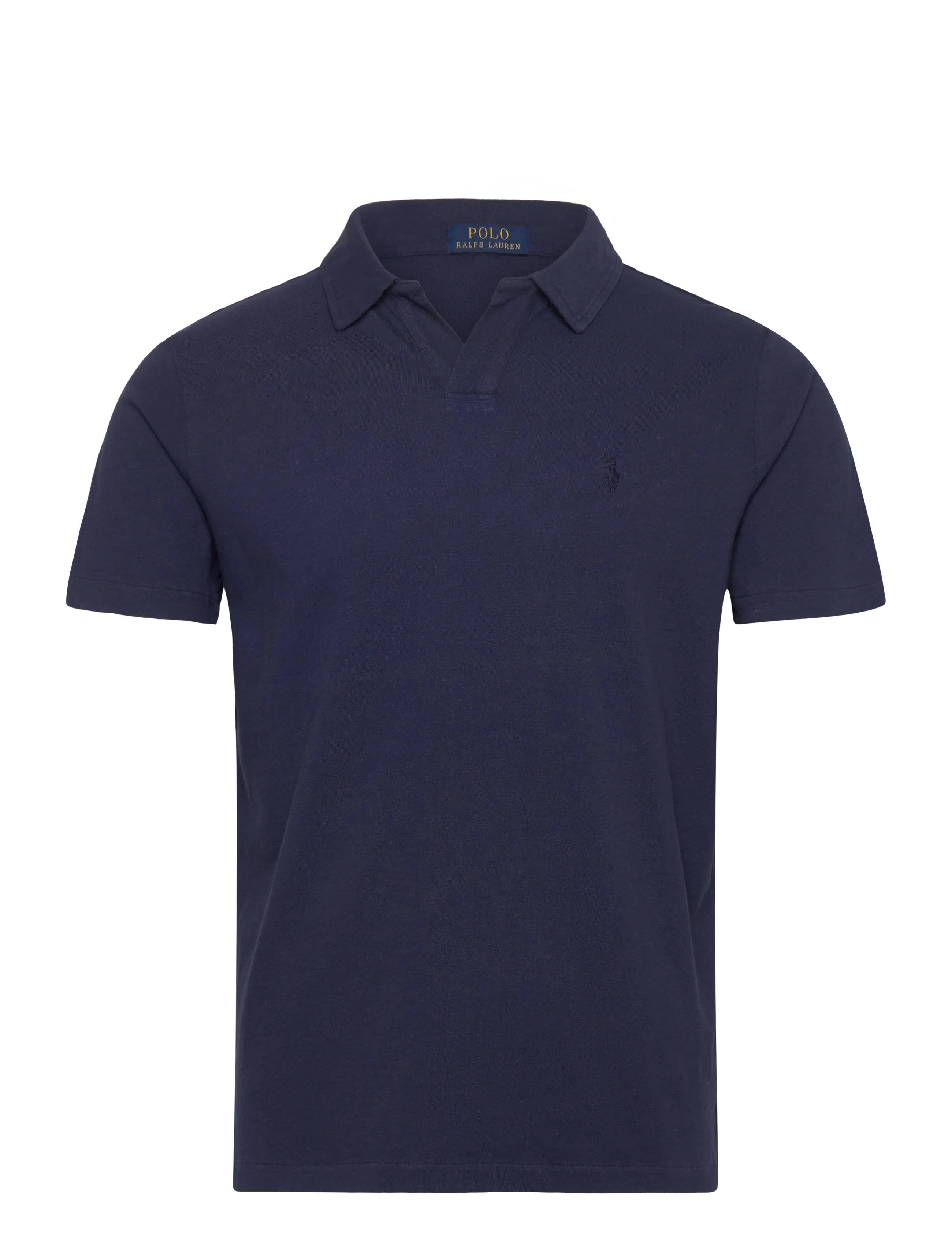 Polo Ralph Lauren Standard Fit Cotton-Linen Polo Shirt - Kurzärmelig - NEWPORT NAVY/NAVY / navy