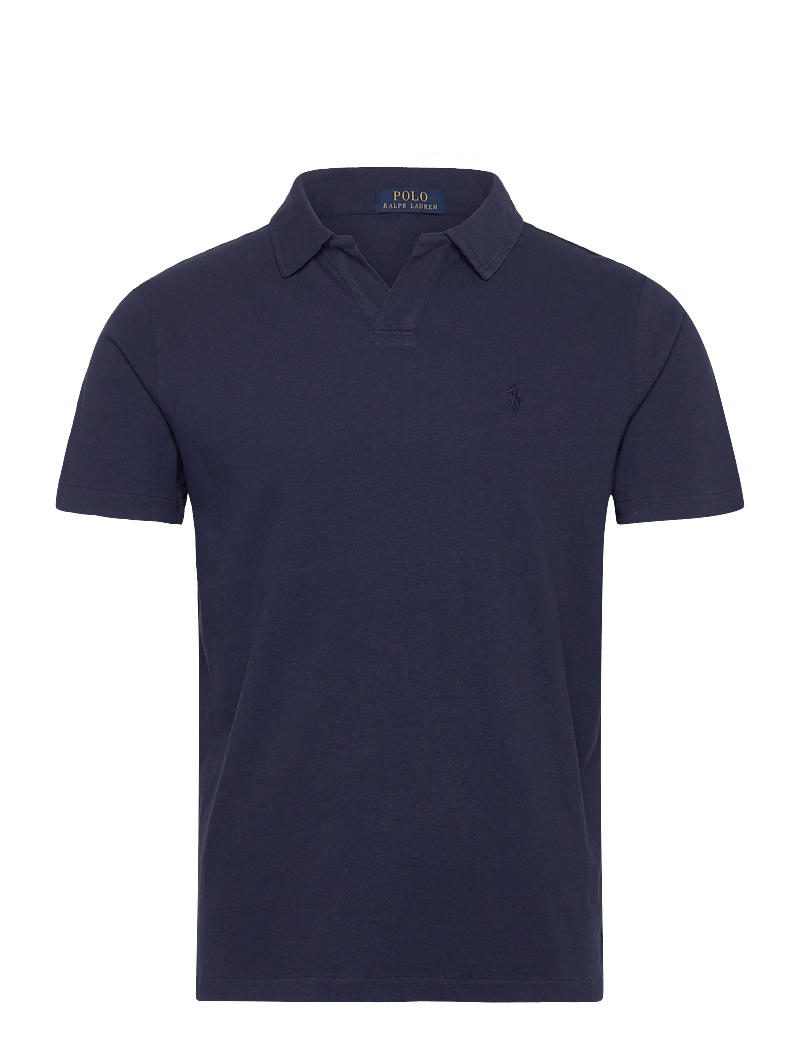 Polo Ralph Lauren - Standard Fit Cotton-Linen Polo Shirt - kurzärmelig - newport navy/navy - 0