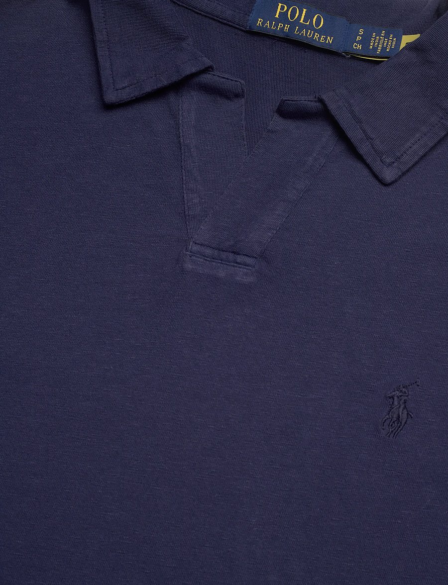 Polo Ralph Lauren - Standard Fit Cotton-Linen Polo Shirt - kurzärmelig - newport navy/navy - 4