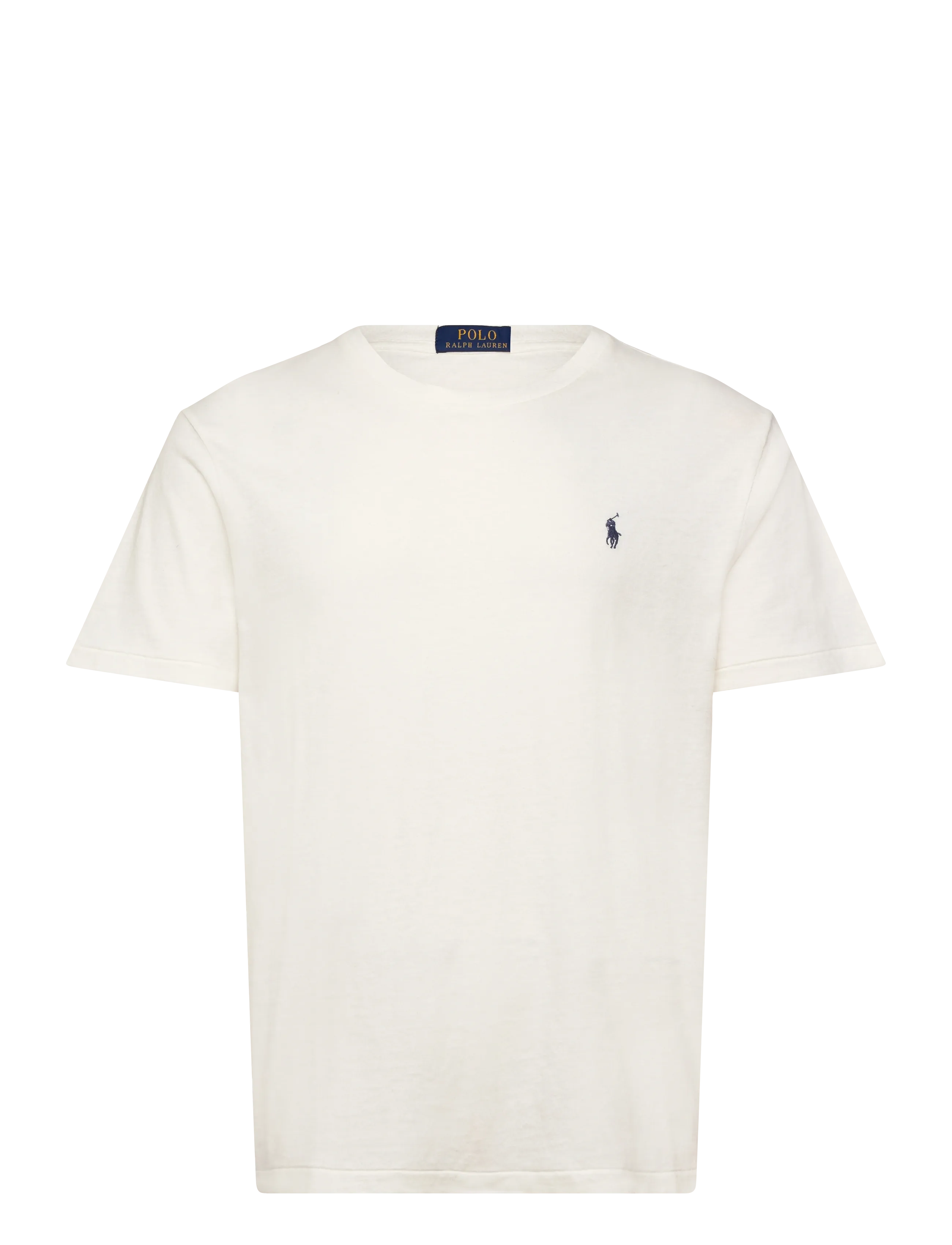 Polo Ralph Lauren Standard Fit Cotton-Linen T-Shirt - Tøj - NEVIS / cream