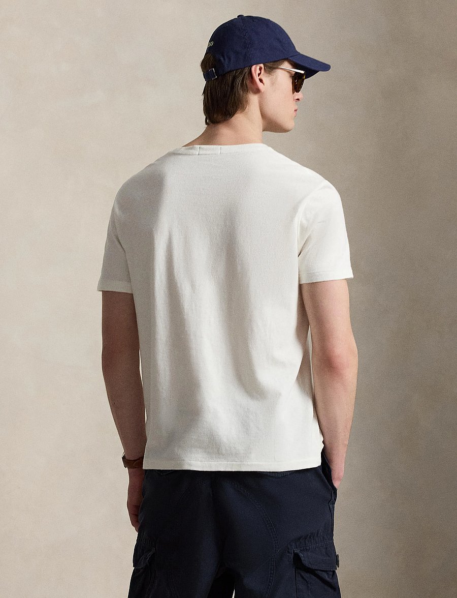 Polo Ralph Lauren - Standard Fit Cotton-Linen T-Shirt - kortærmede t-shirts - nevis - 3