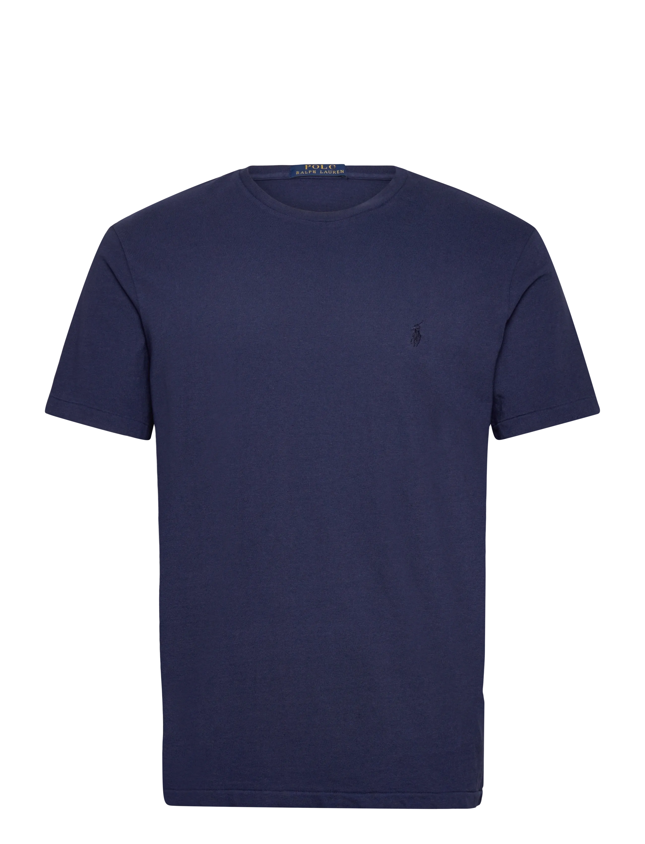 Polo Ralph Lauren Standard Fit Cotton-Linen T-Shirt - T-shirts - NEWPORT NAVY/NAVY / navy