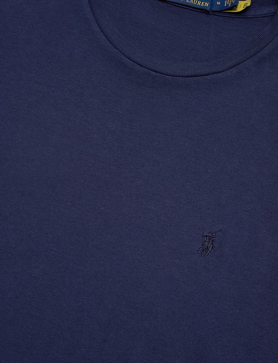 Polo Ralph Lauren - Standard Fit Cotton-Linen T-Shirt - kortærmede t-shirts - newport navy/navy - 4
