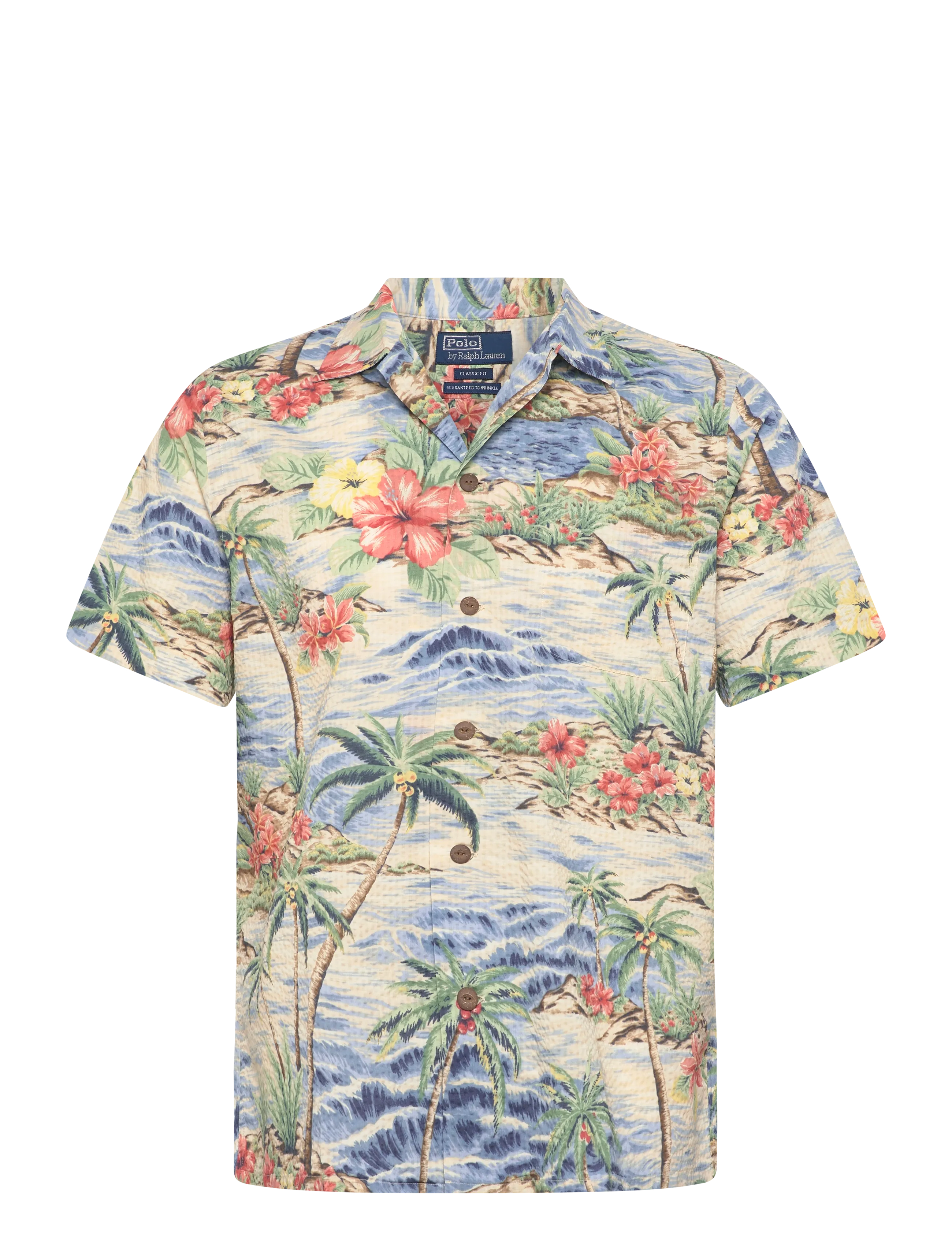 Polo Ralph Lauren - SEERSUCKER KNIT-WVN-SHIRT - basic skjorter - 7220 harbor cove - 1