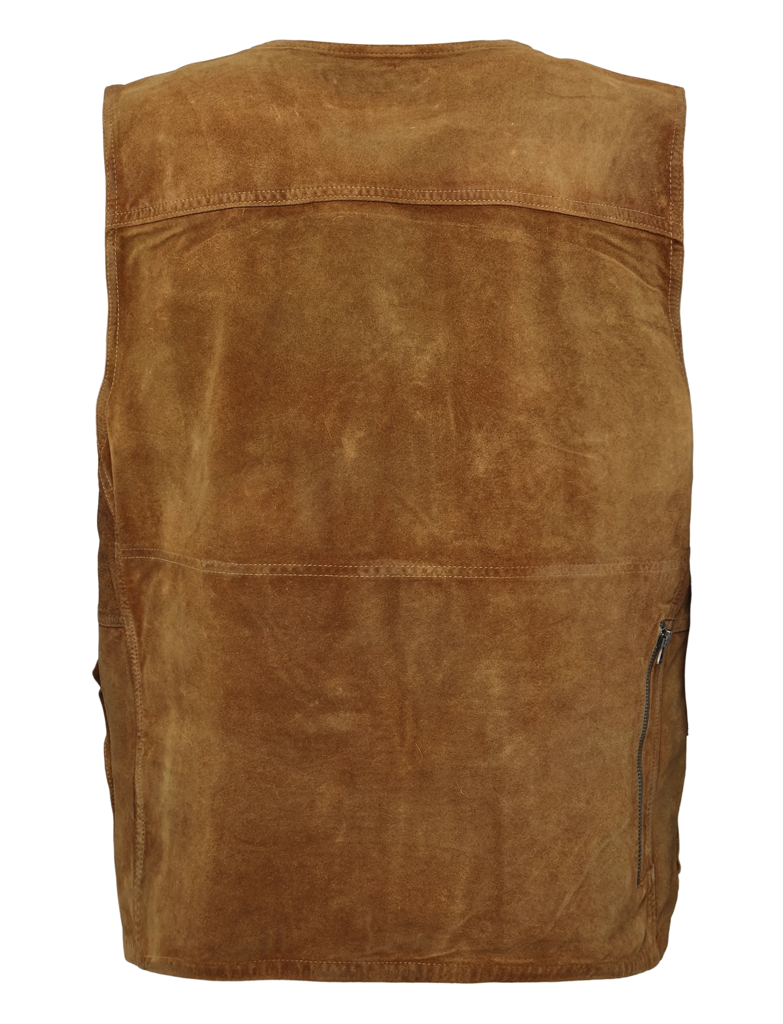 Polo Ralph Lauren - Suede Utility Vest - vests - camel - 2