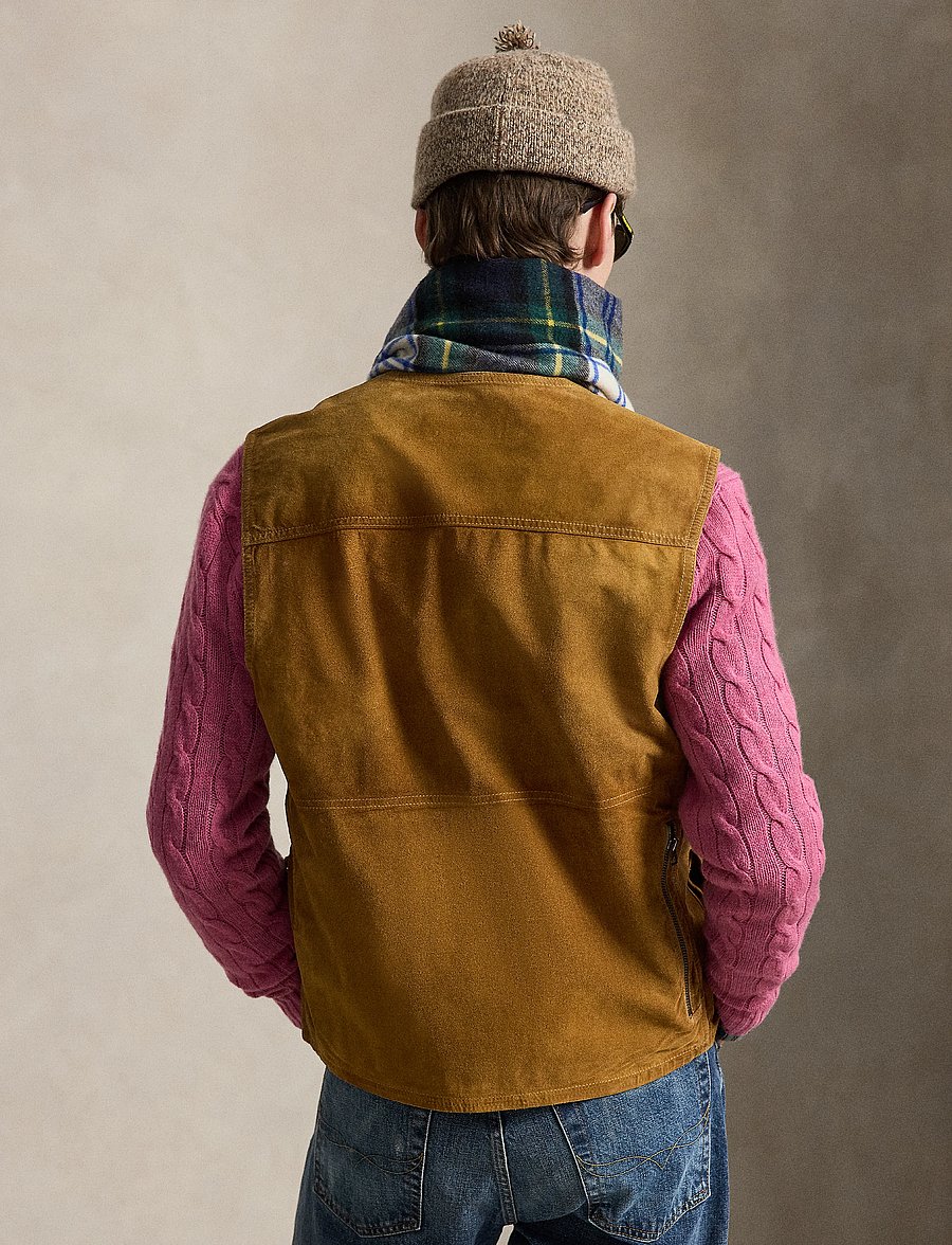 Polo Ralph Lauren - Suede Utility Vest - westen - camel - 3