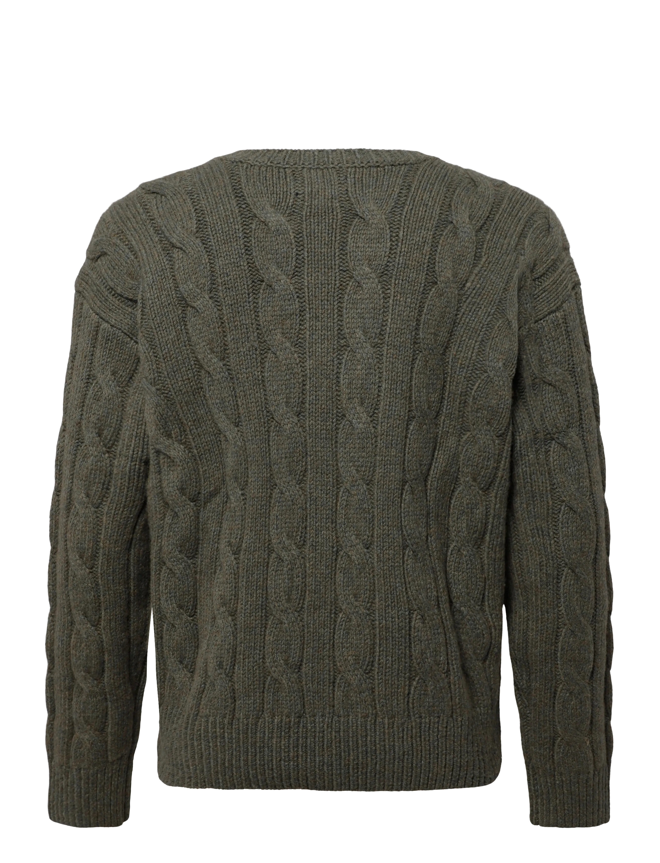 Polo Ralph Lauren 1/1-9 Wool Alpaca-Sweater-Pullover stickade tröjor herr – bild 2