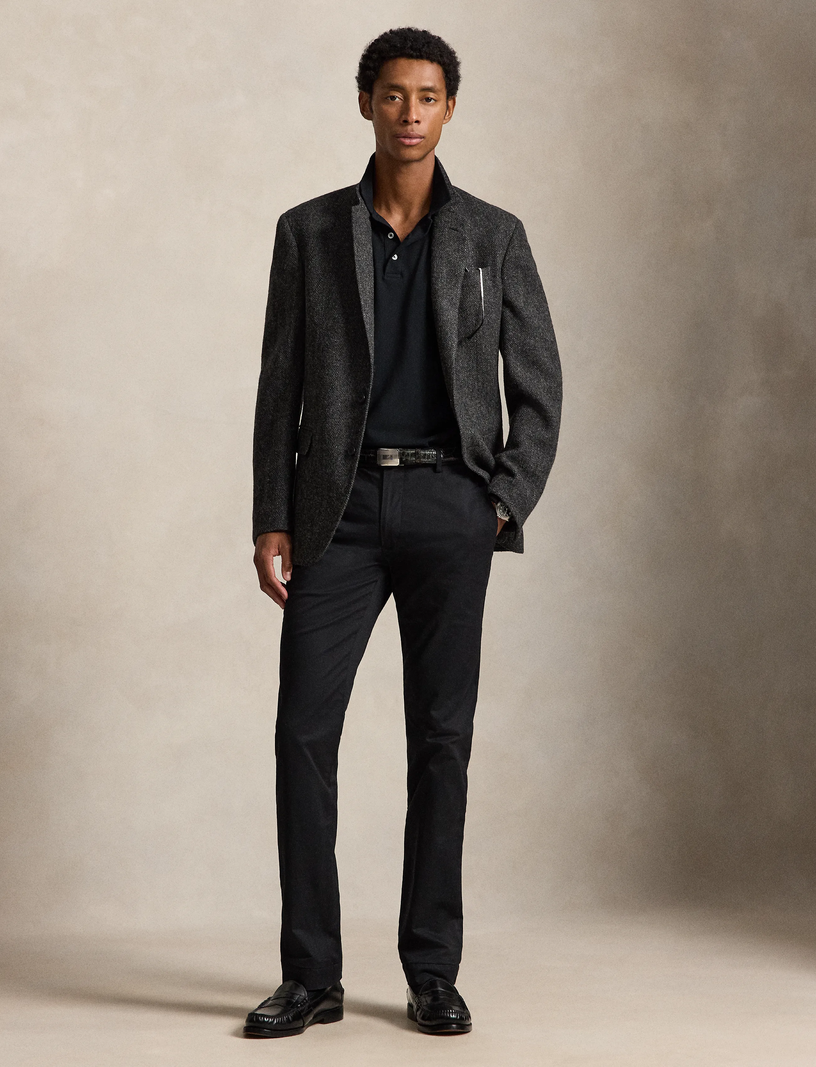 Polo Ralph Lauren Greenwich Slim Fit Stretch Chino Pant - Chinos - POLO BLACK / black