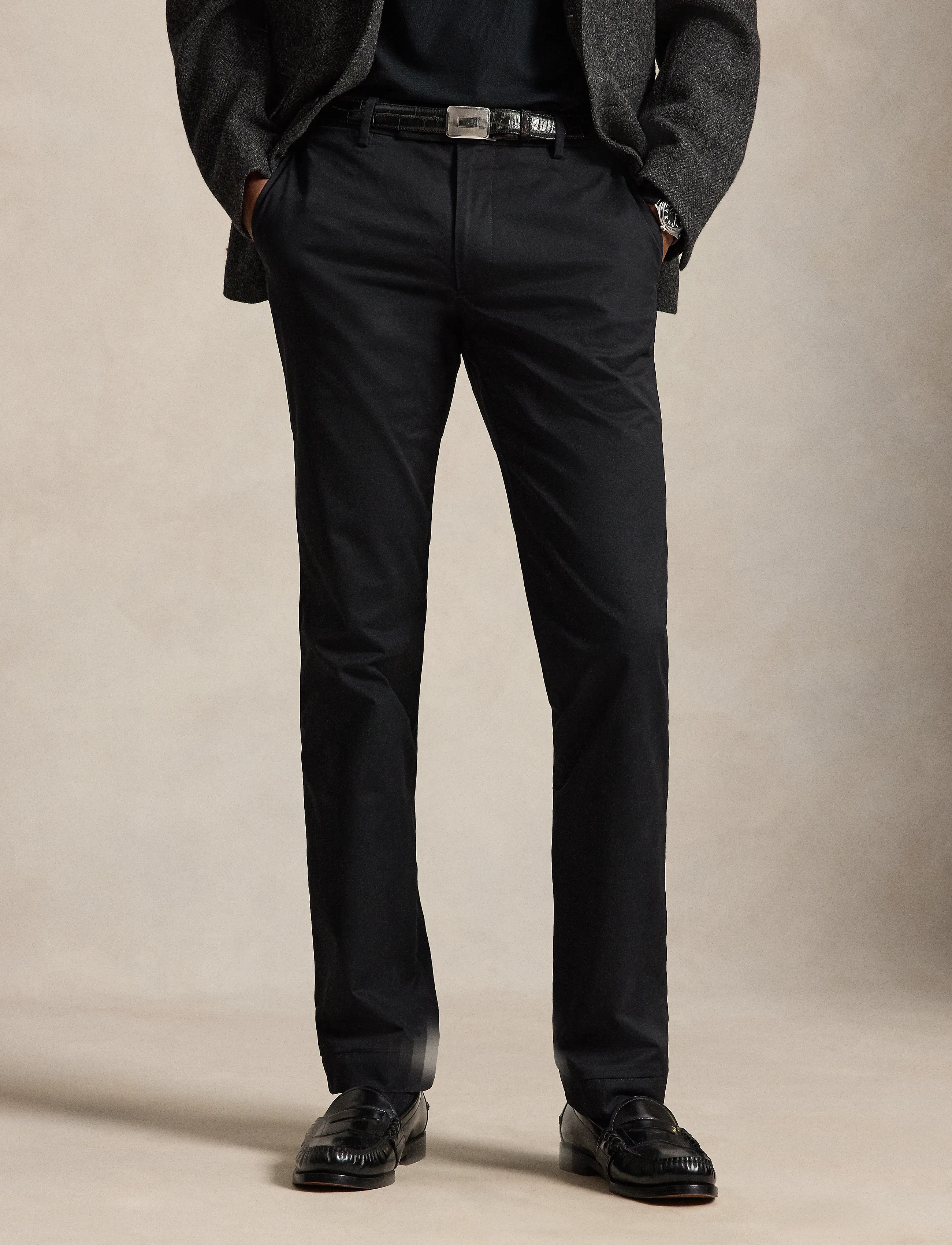 Polo Ralph Lauren - Greenwich Slim Fit Stretch Chino Pant - chinos - polo black - 4