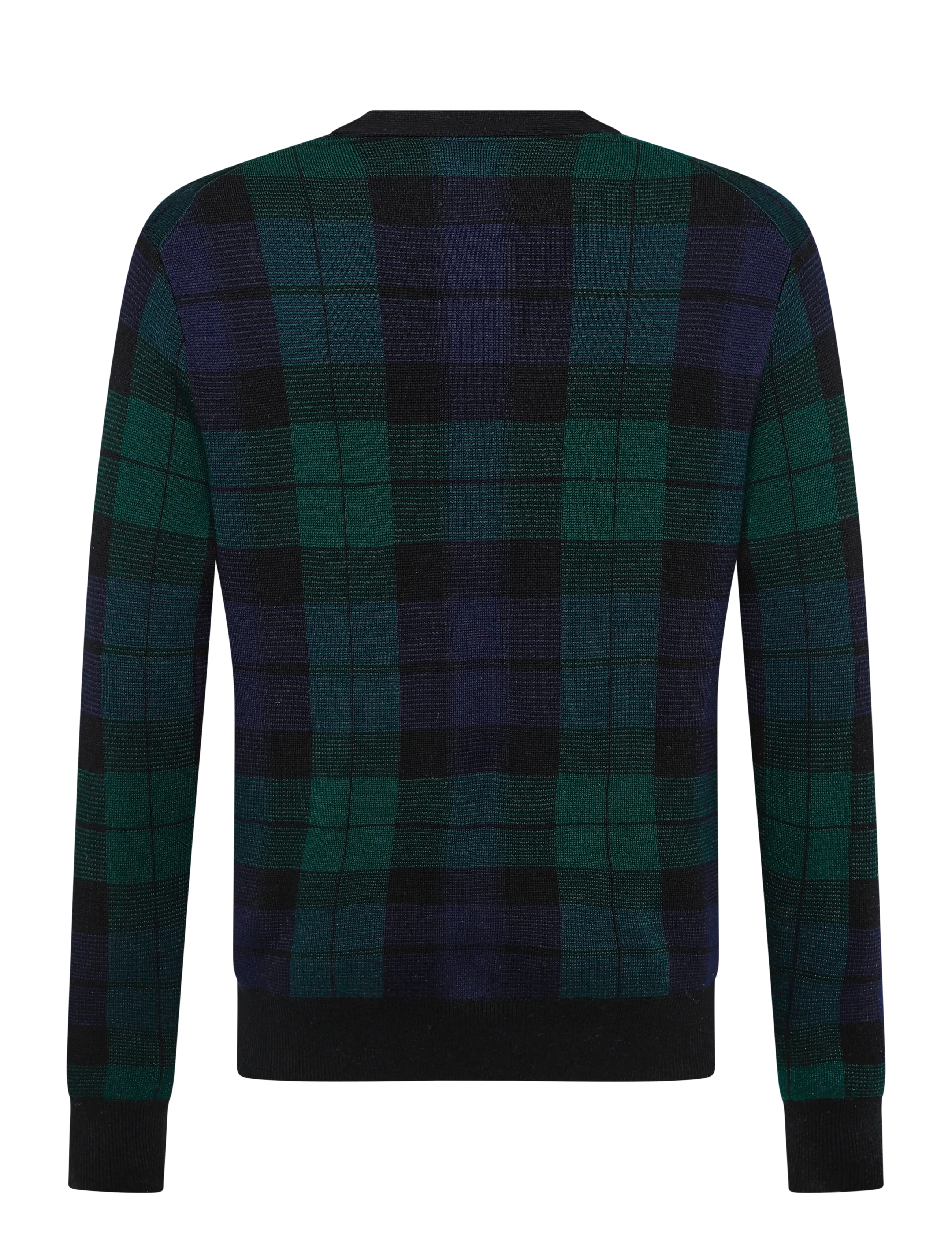 Polo Ralph Lauren - Plaid Washable Wool Cardigan - cardigans - blackwatch combo - 2