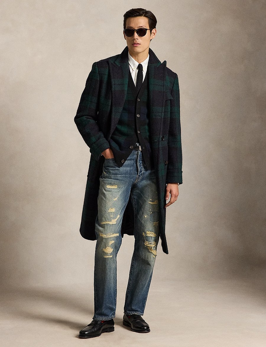 Polo Ralph Lauren - Plaid Washable Wool Cardigan - cardigans - blackwatch combo - 4
