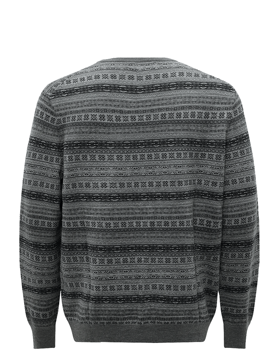 Polo Ralph Lauren - Fair Isle Washable Wool Sweater - rundhals - grey combo - 3