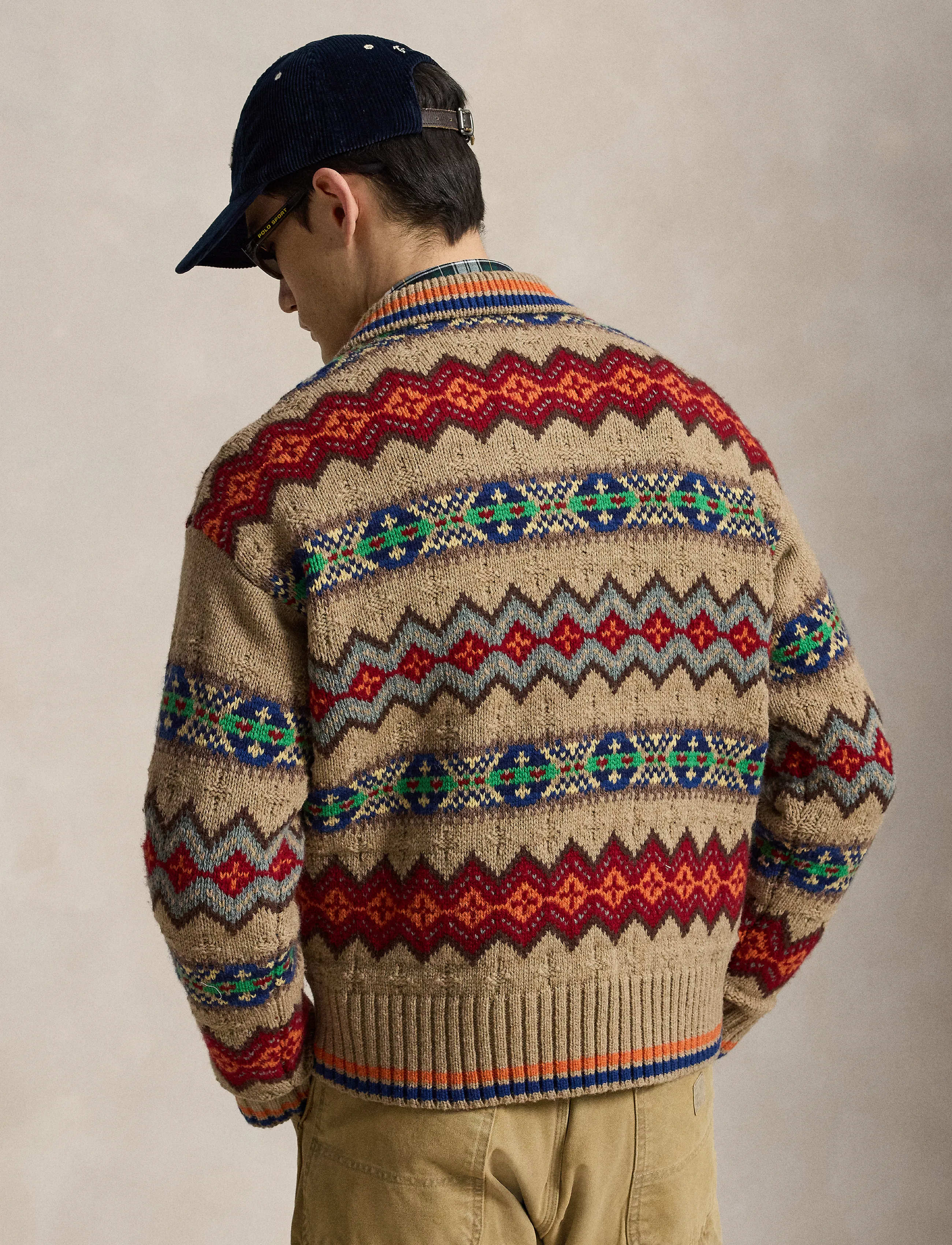 Polo Ralph Lauren - Fair Isle Wool-Blend Polo-Collar Sweater - tan multi - 2
